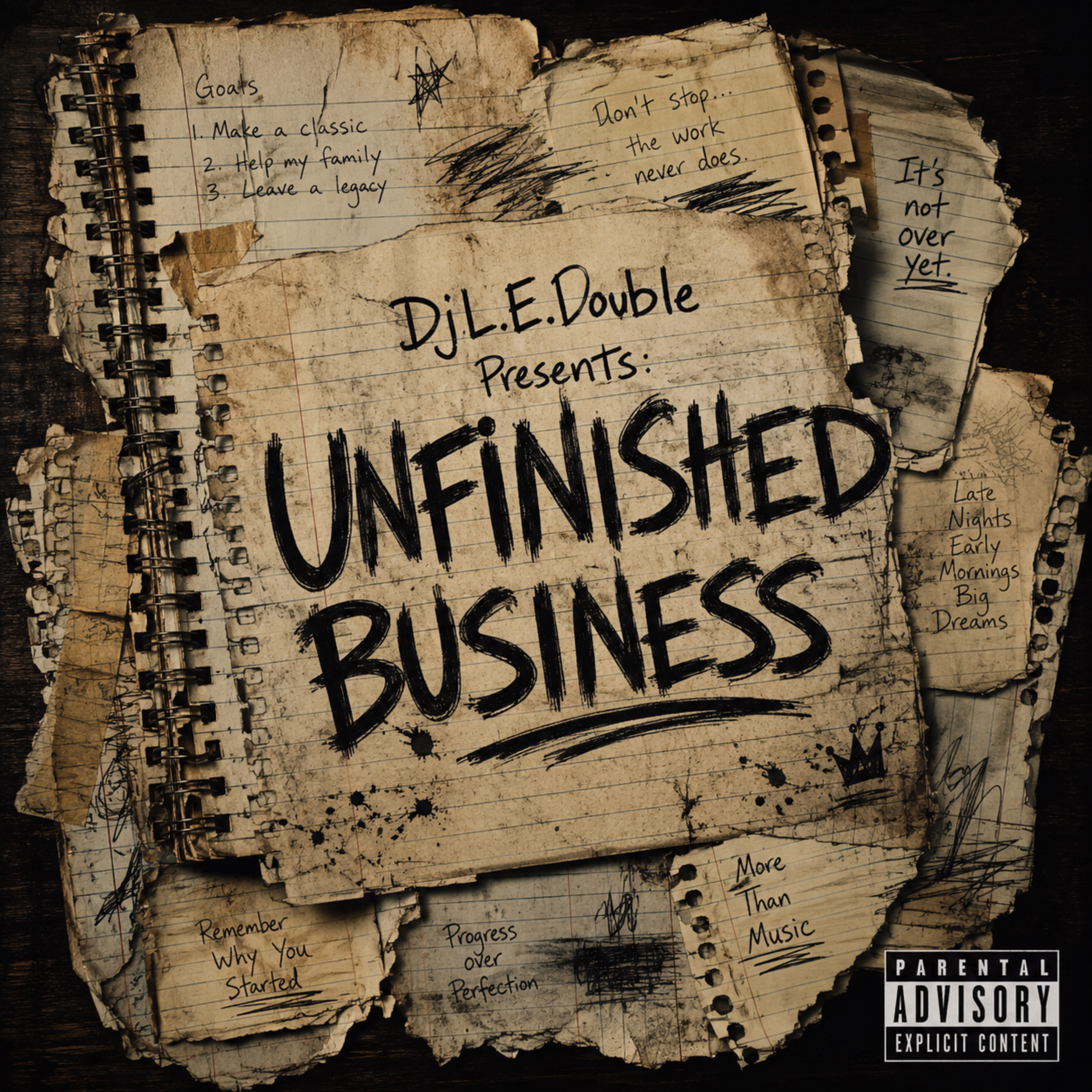 Unfinished Business by Dj L.E.Double cover art