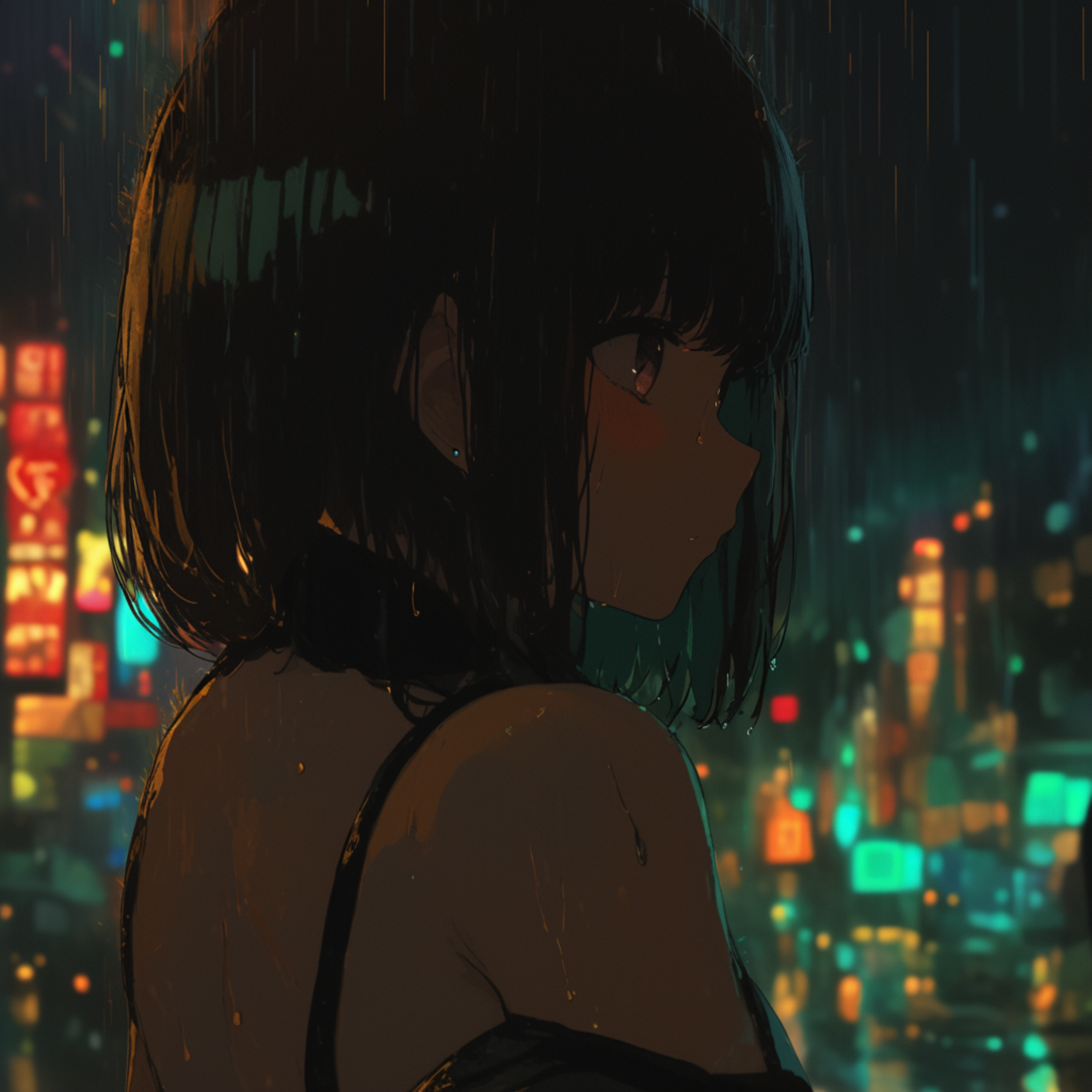 Rain artwork