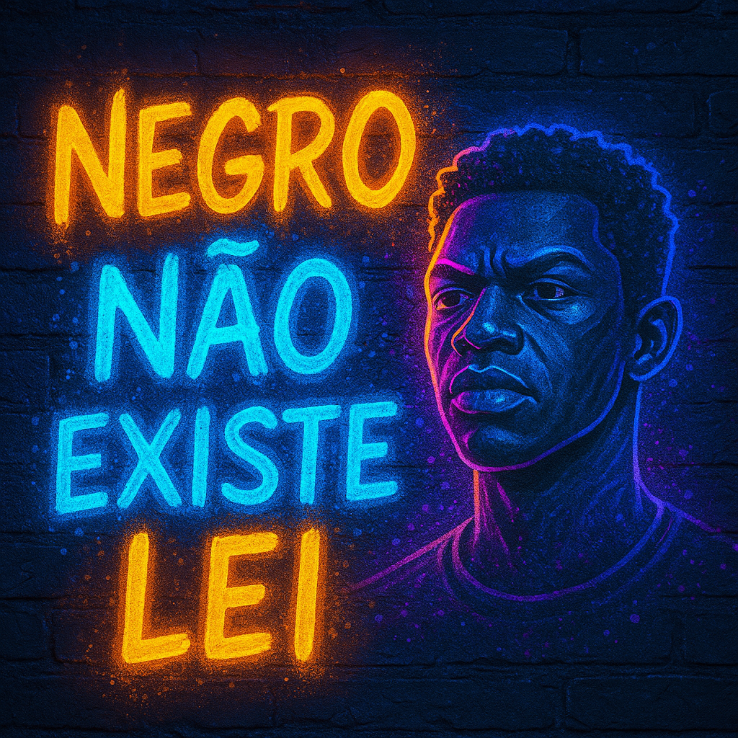 Negro não existe lei artwork