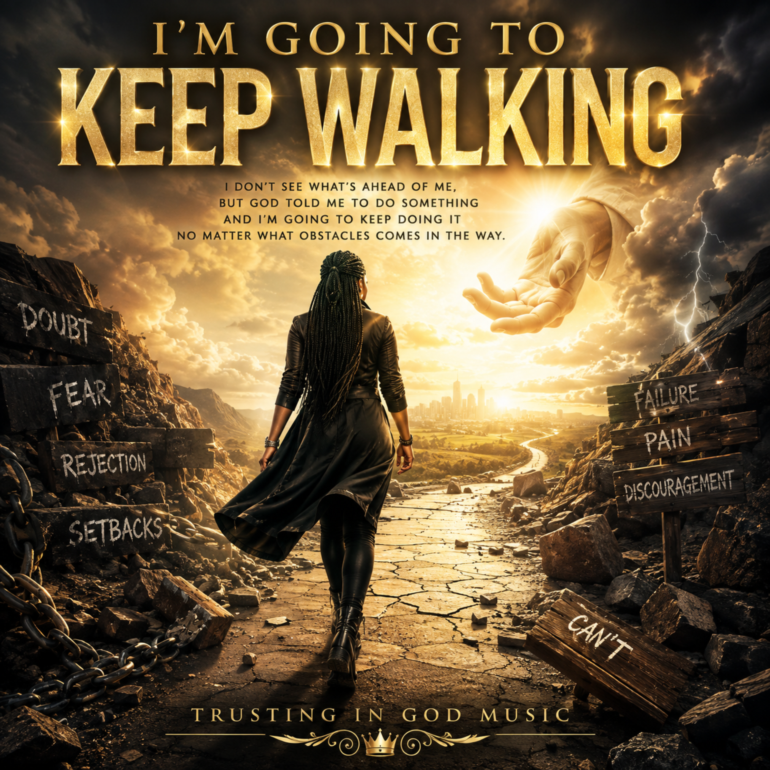 I'm Going To Keep Walking by Trusting in God Music cover art