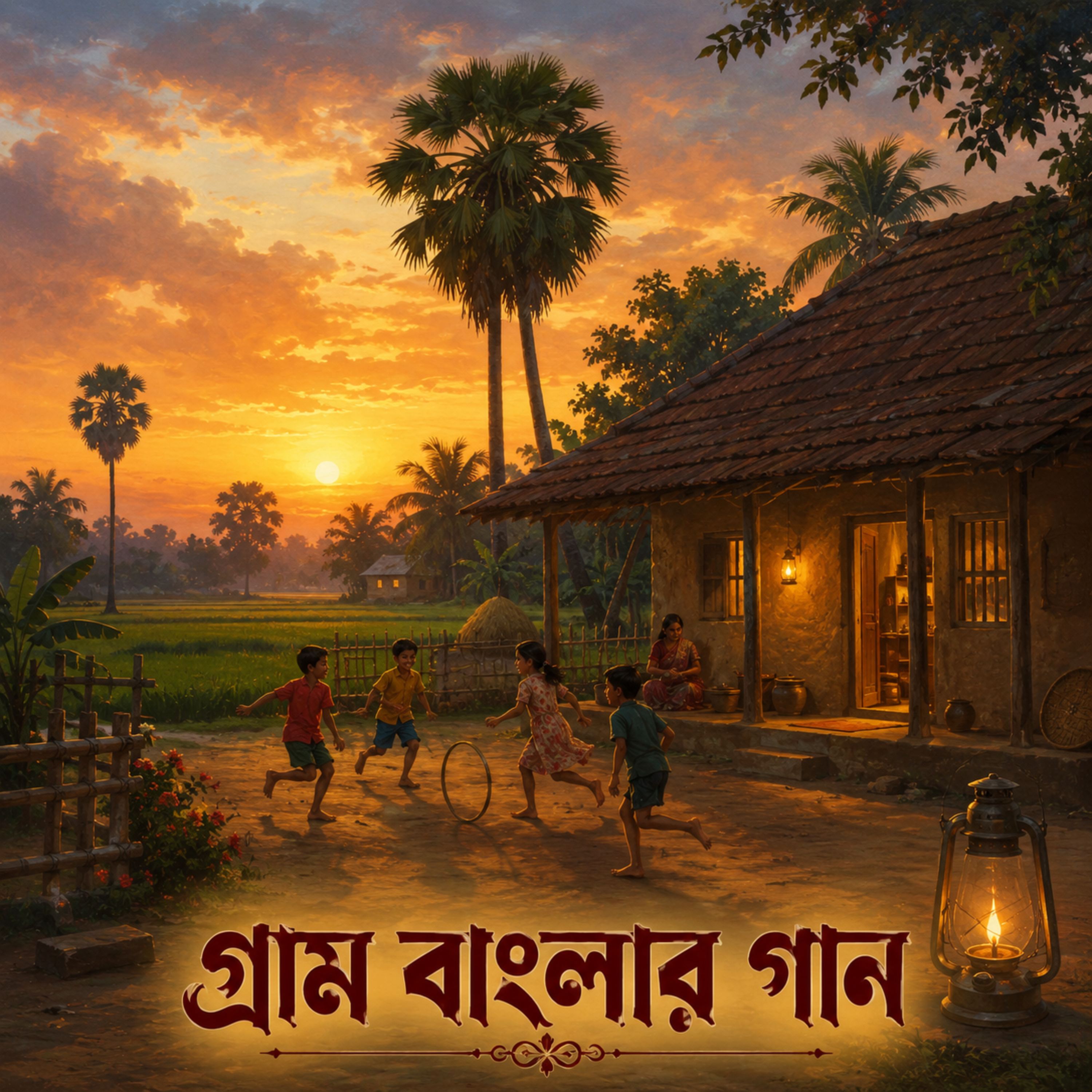 গ্রাম বাংলার গান (Gram Banglar Gaan) by Rabiul Karim cover art
