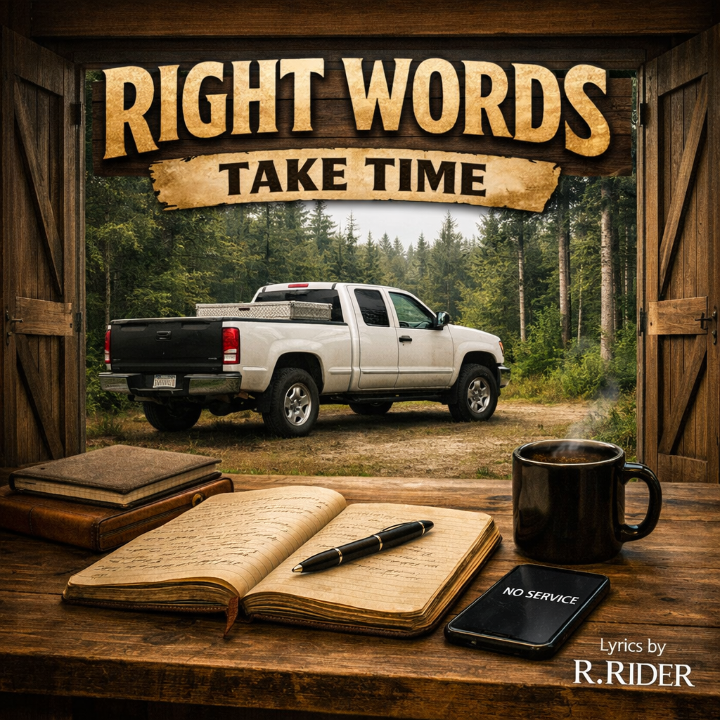 RIGHT WORDS TAKE TIME by R.Rider cover art