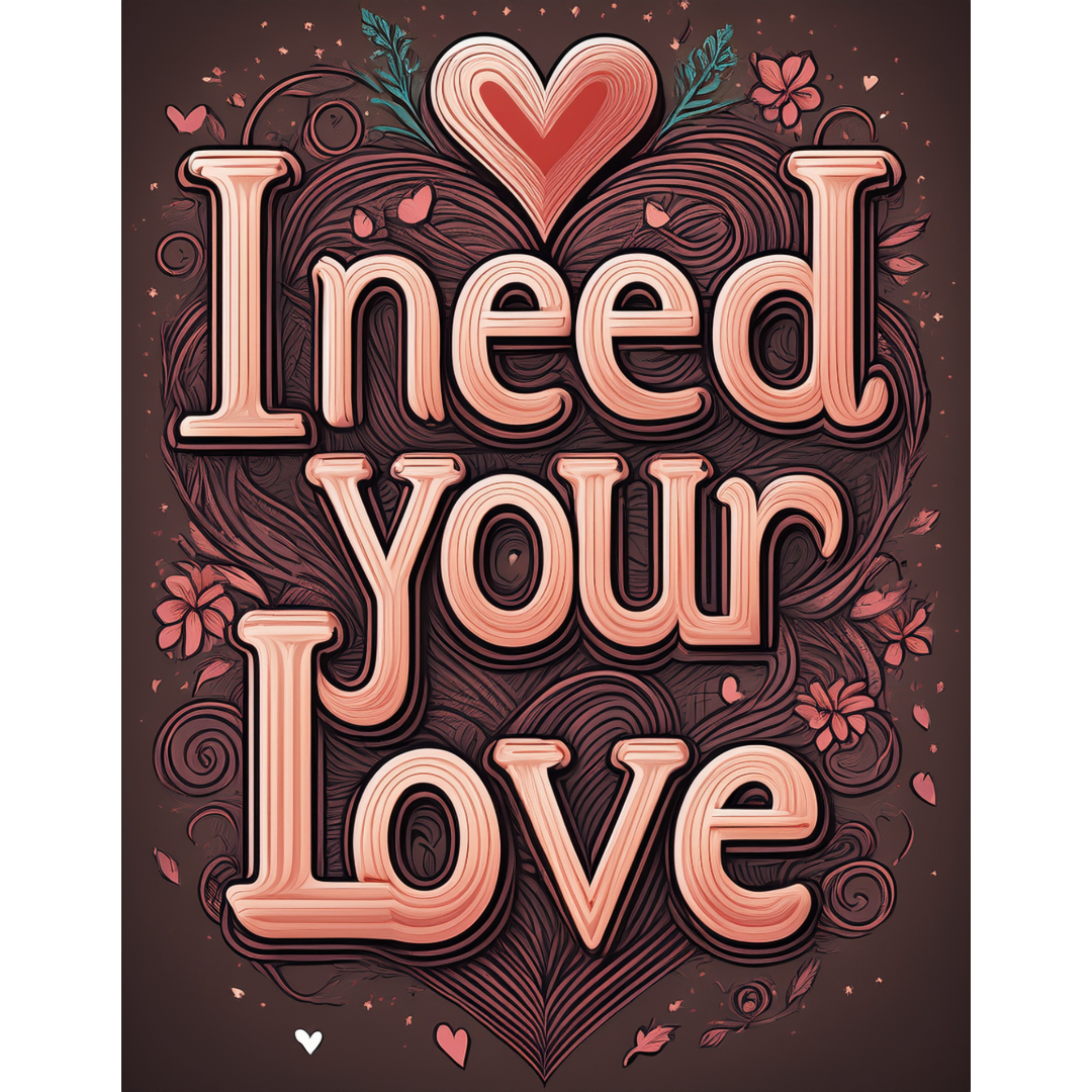 I need your love artwork