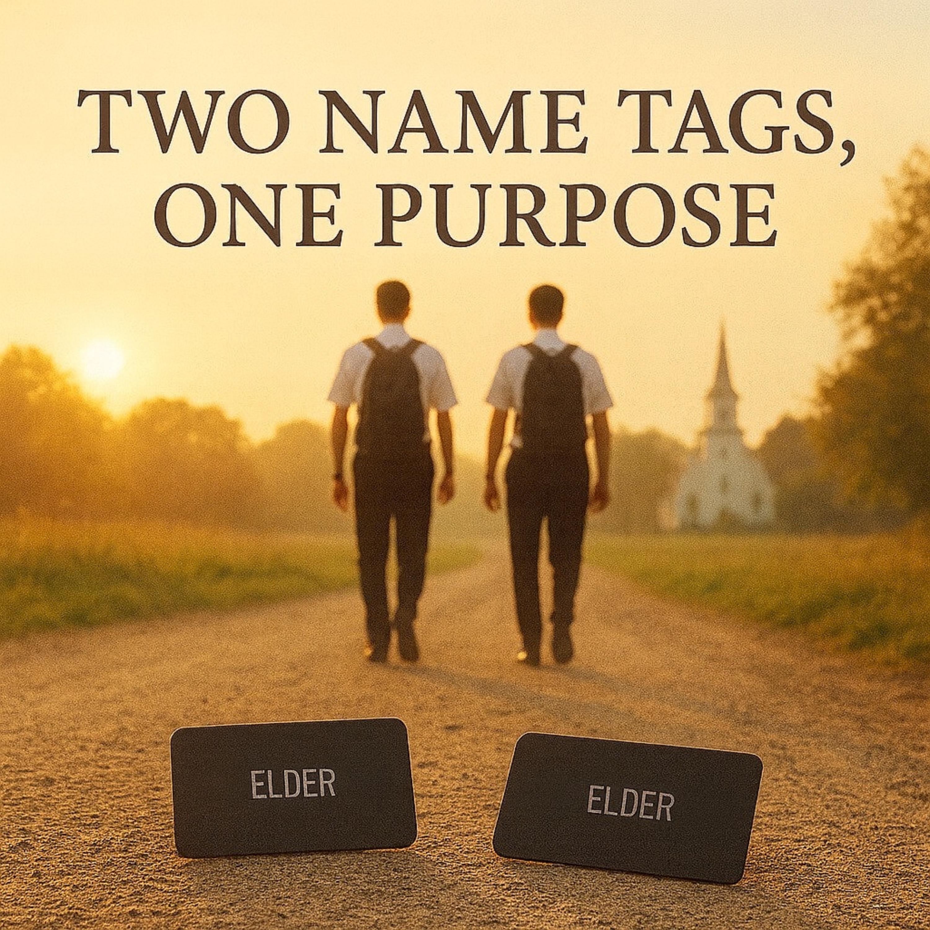 Two Name Tags: One Purpose artwork
