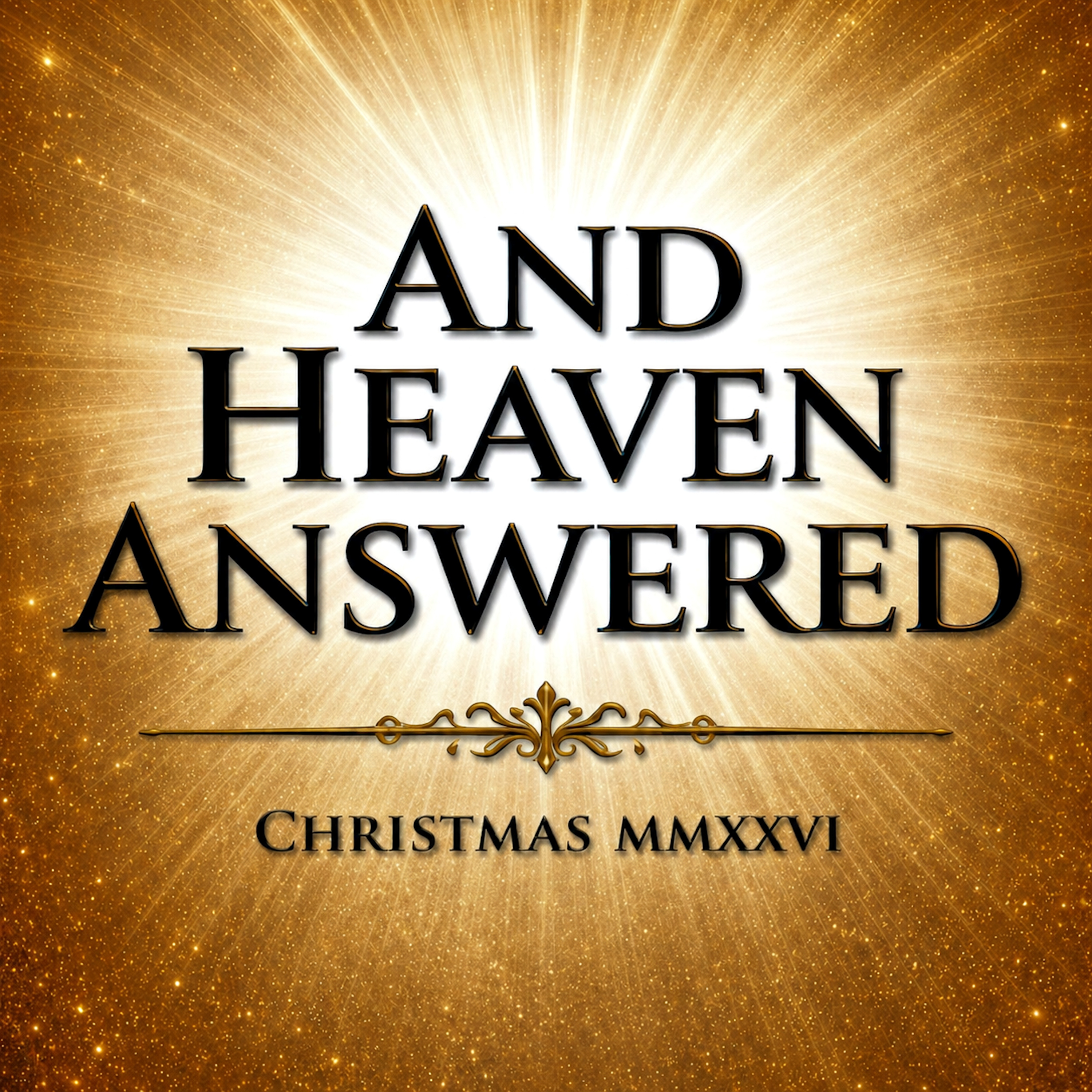 AND HEAVEN ANSWERED CHRISTMAS MMXXVI (ACOUSTIC VERSION) artwork