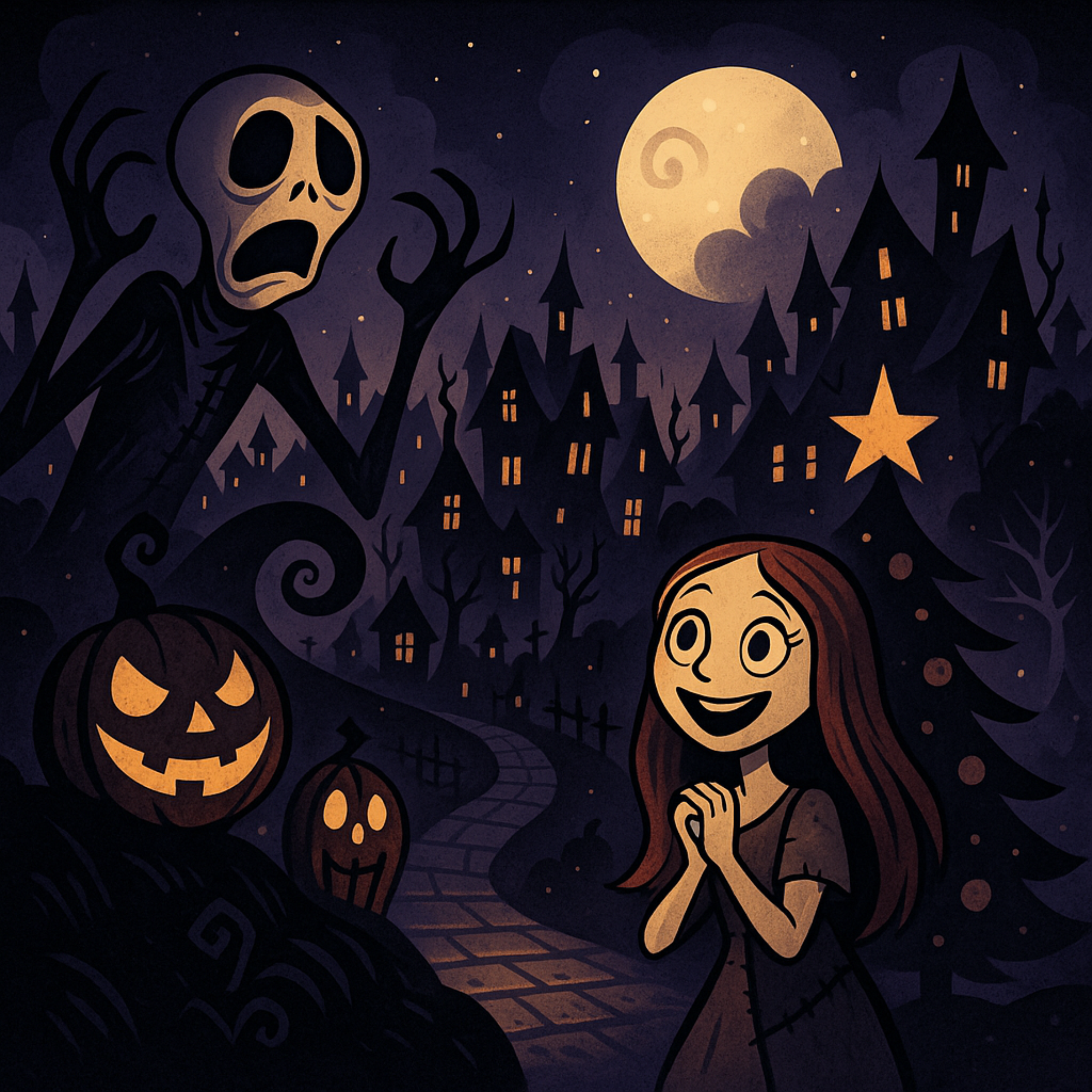 Nightmare Before Christmas artwork