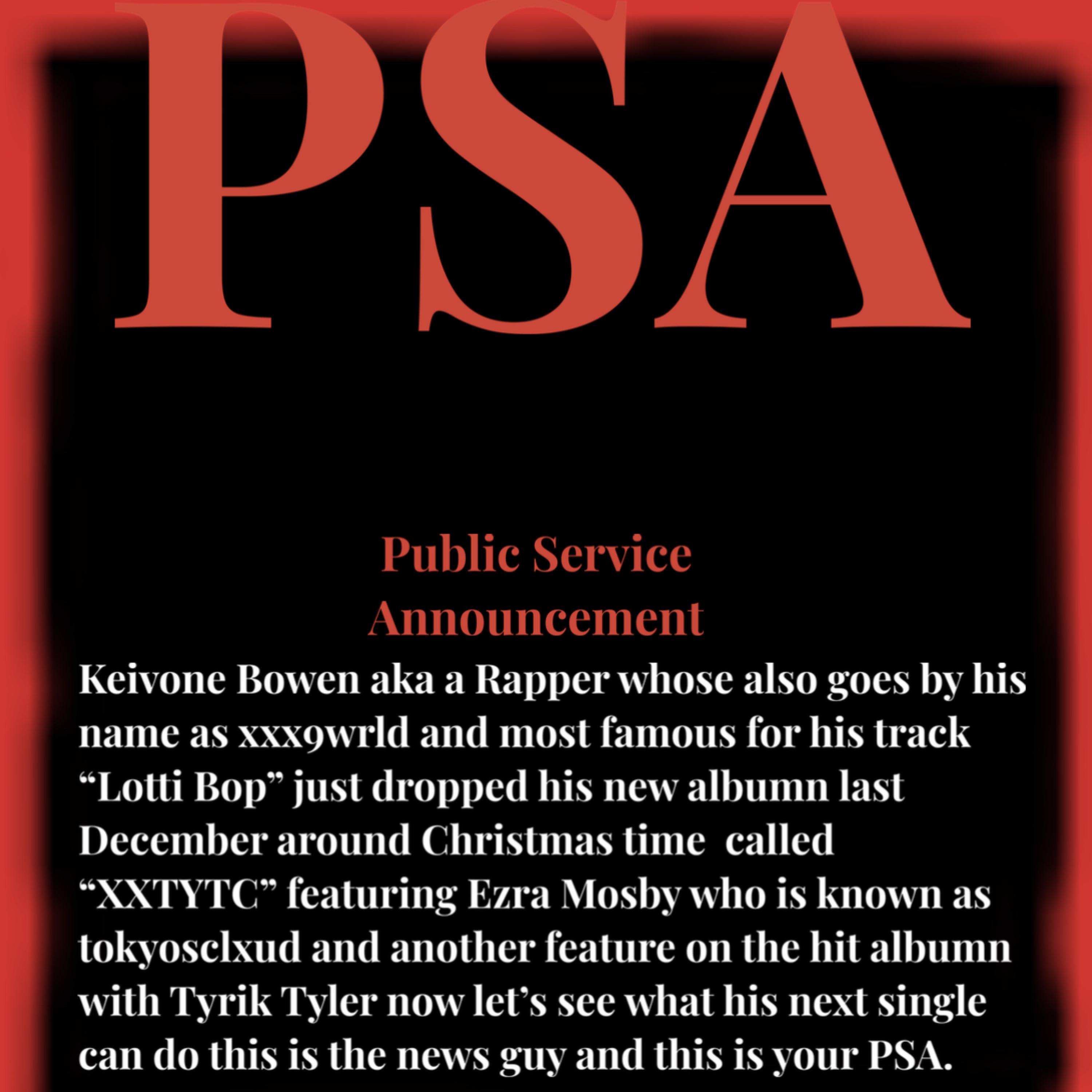 PSA artwork