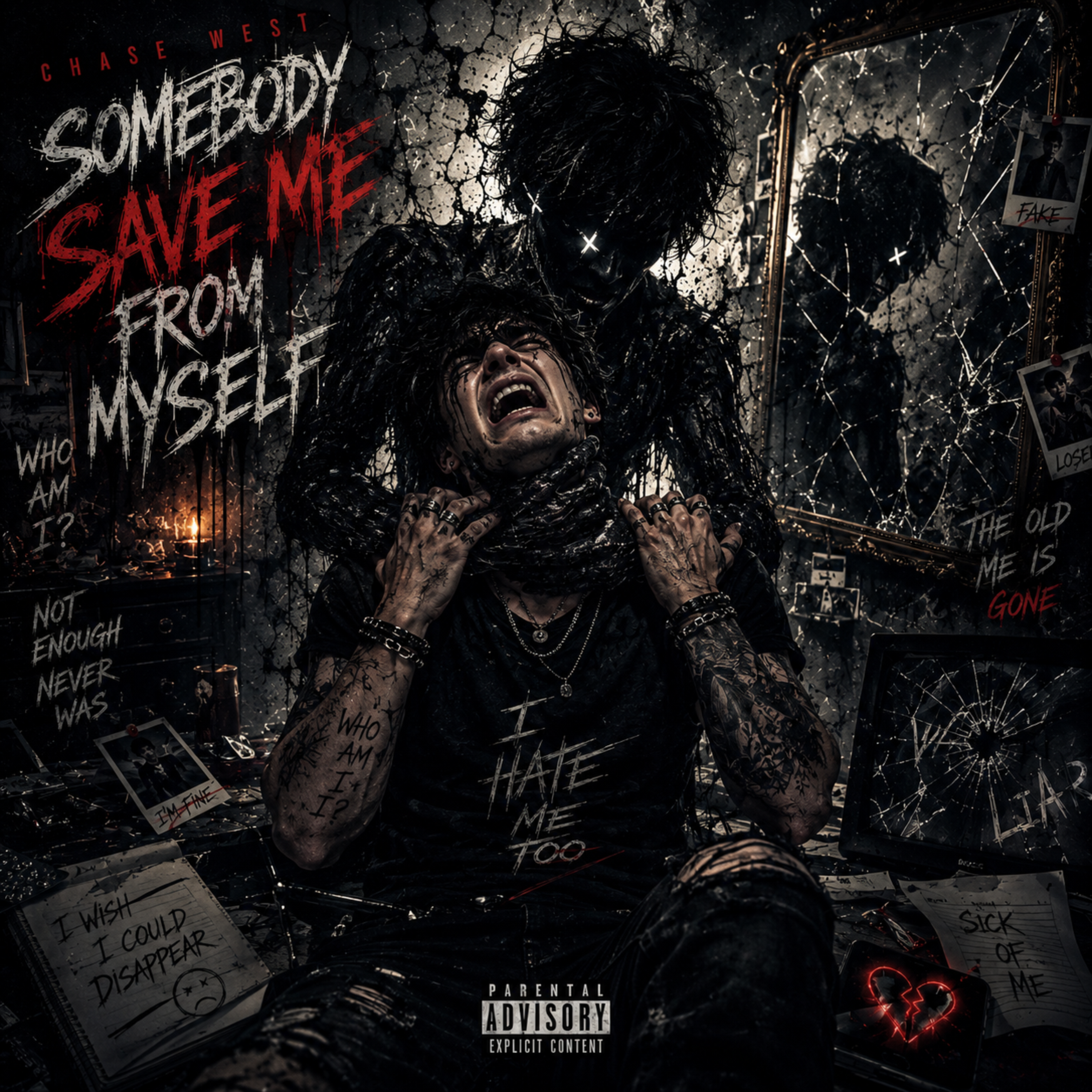 Somebody Save Me From Myself by $ Chase West cover art