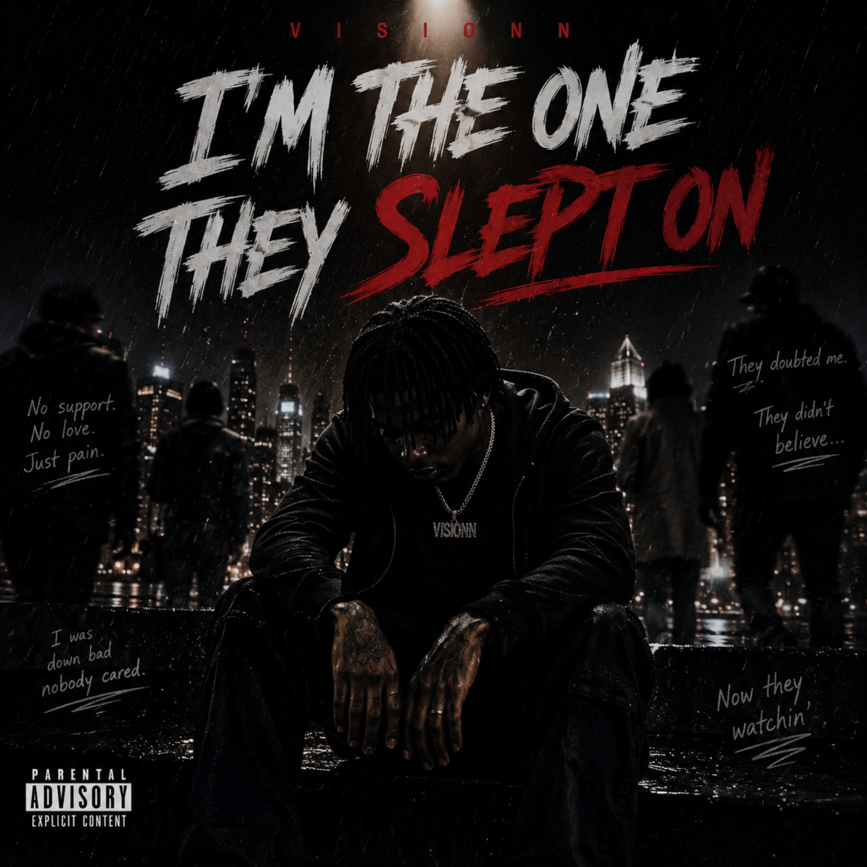I’m The One They Slept On by Visionn The Rapper cover art