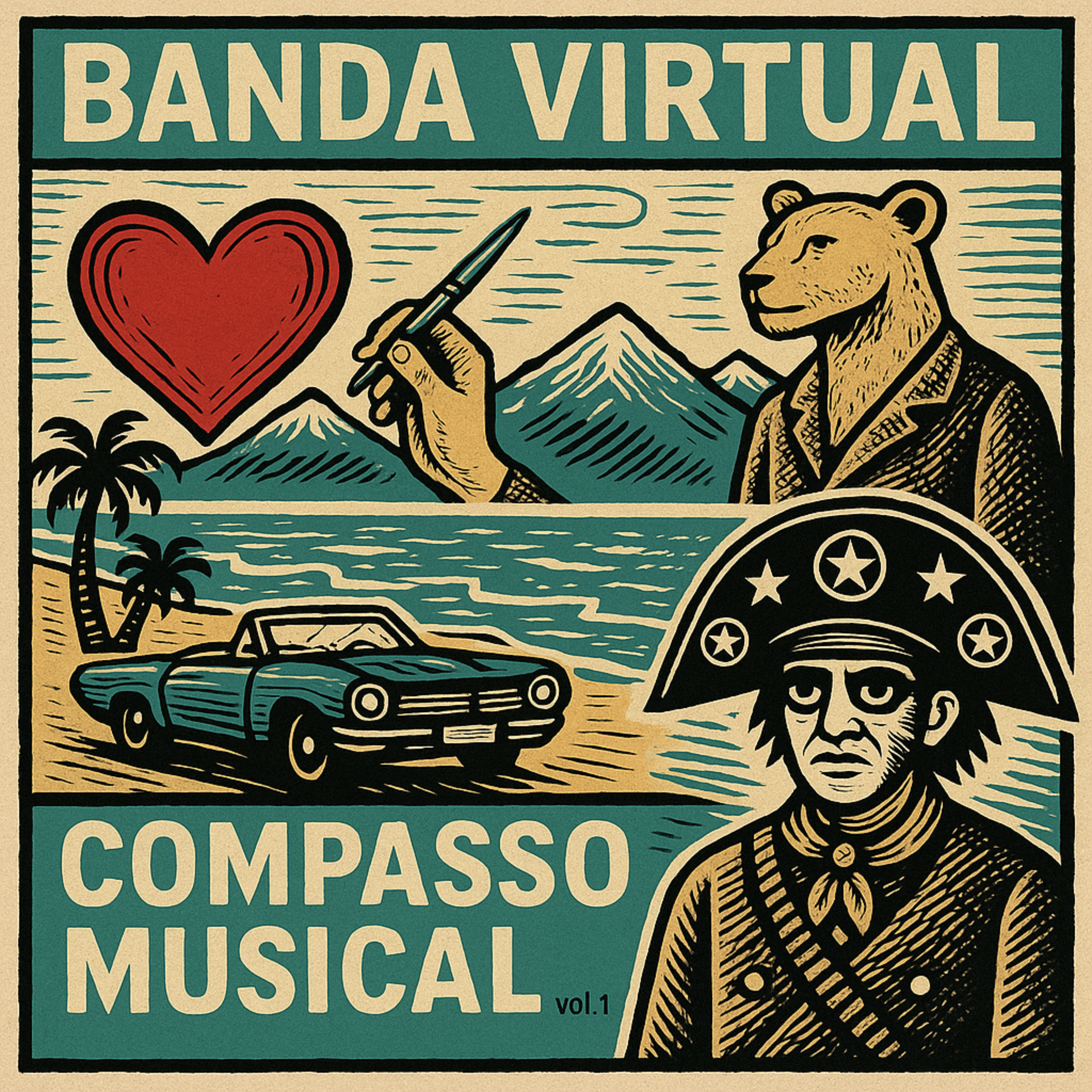 Volume 1 by Banda Virtual Compasso Musical cover art