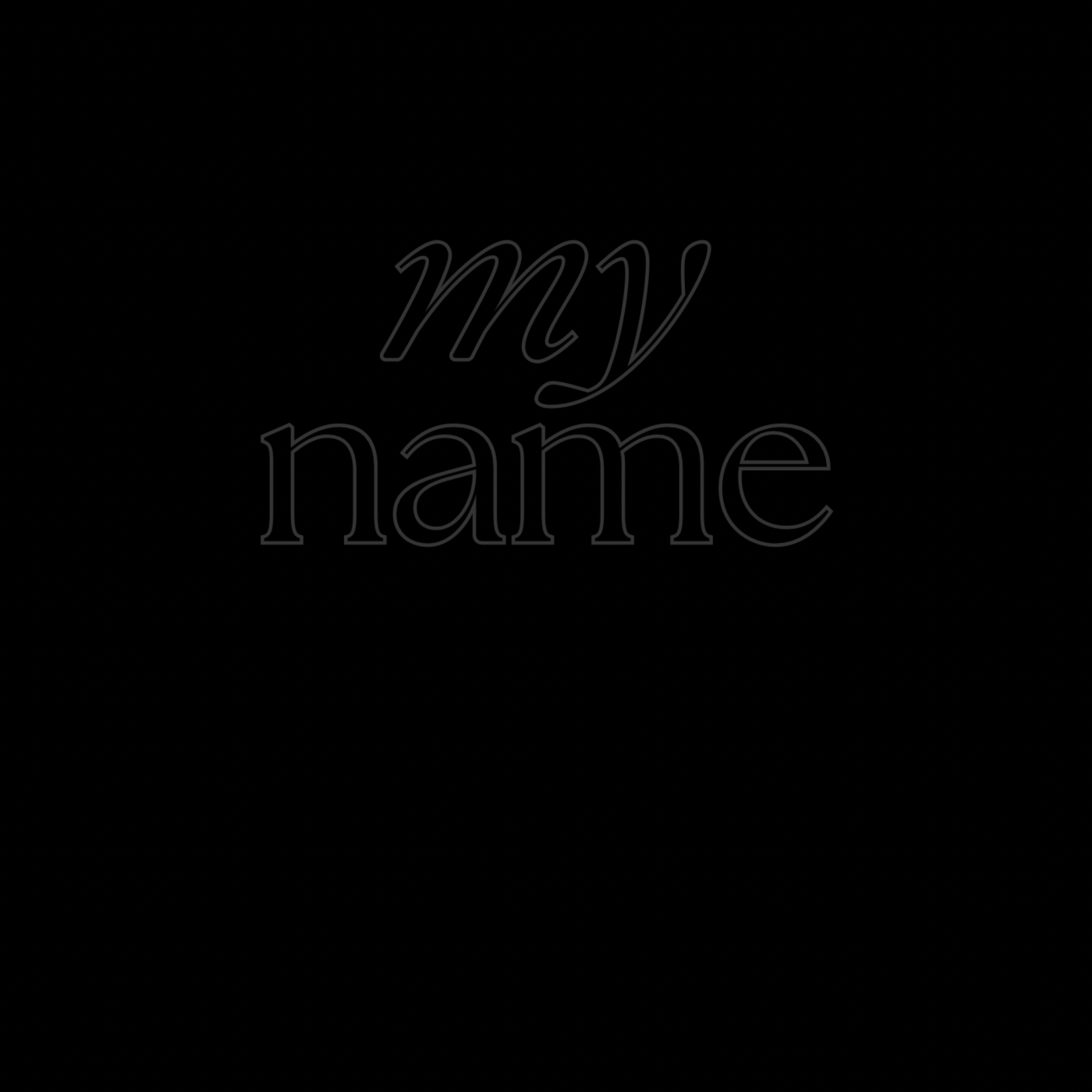 MYNAME artwork