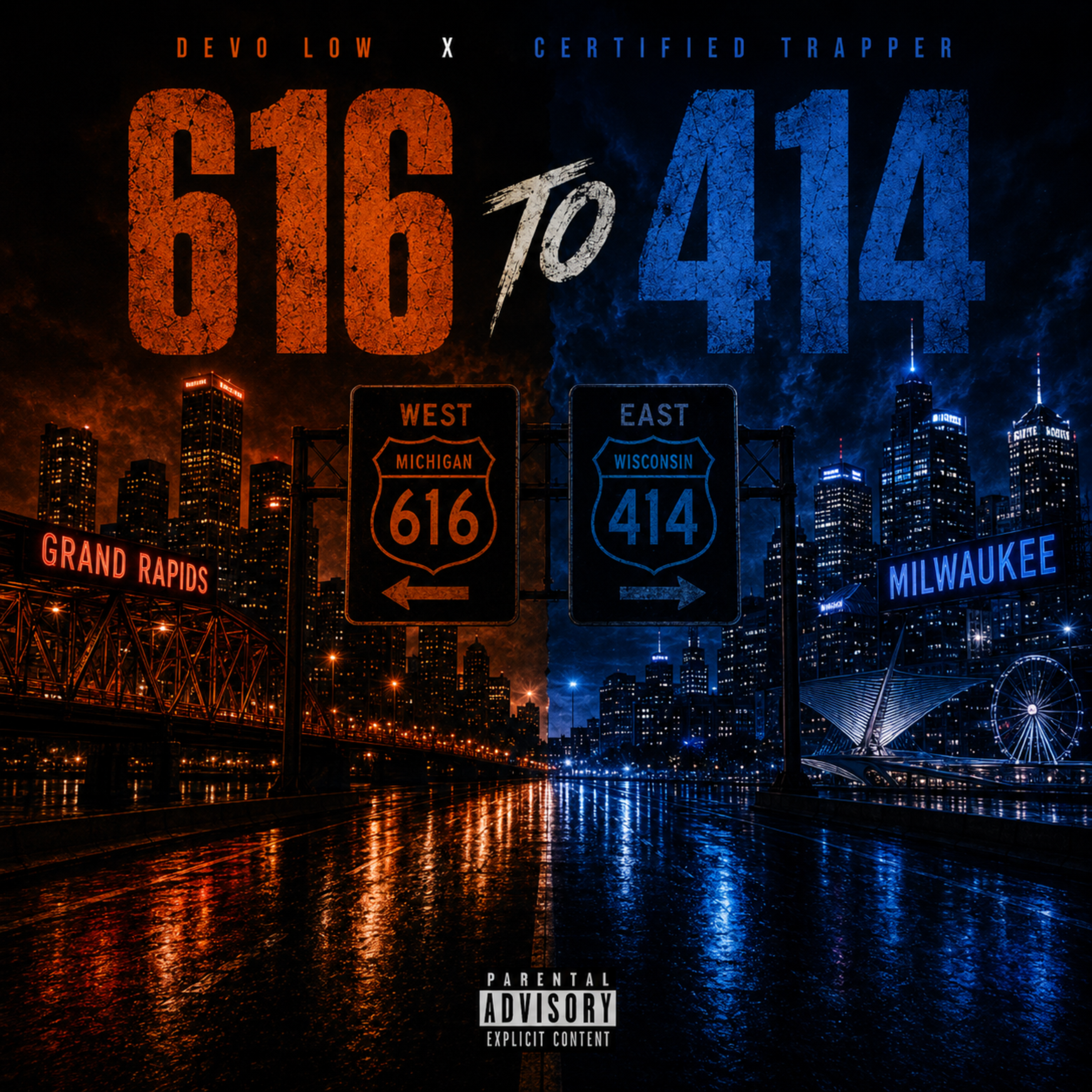 616 to 414 by Devo Low cover art