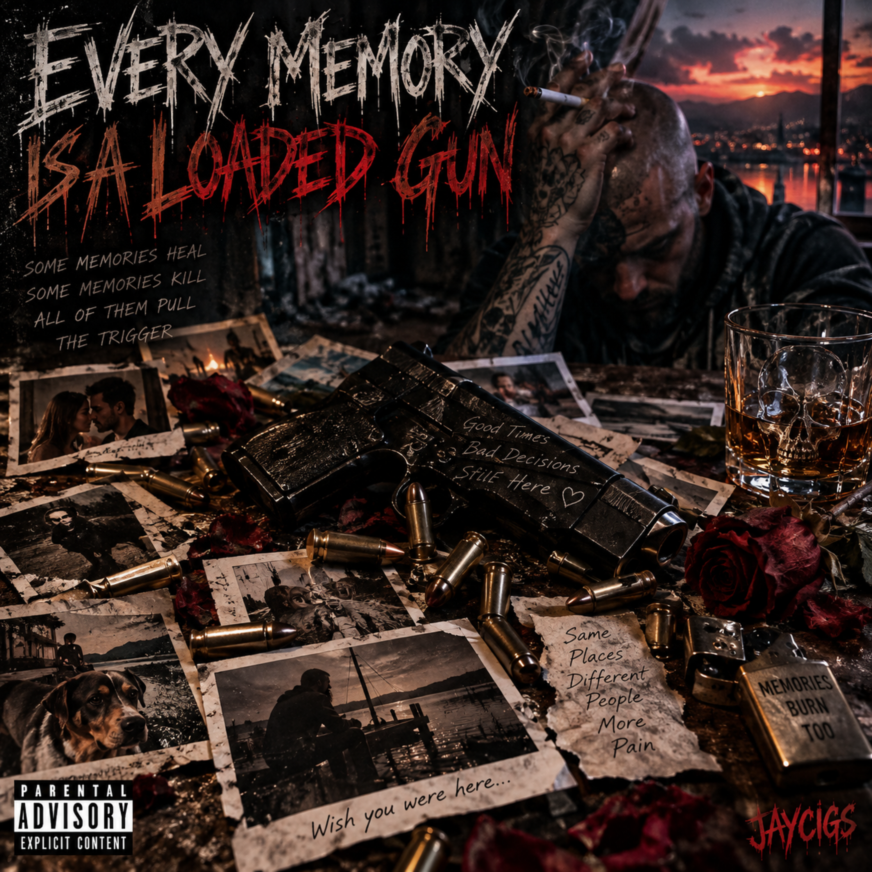Every memory is a loaded gun by Jaycigs cover art