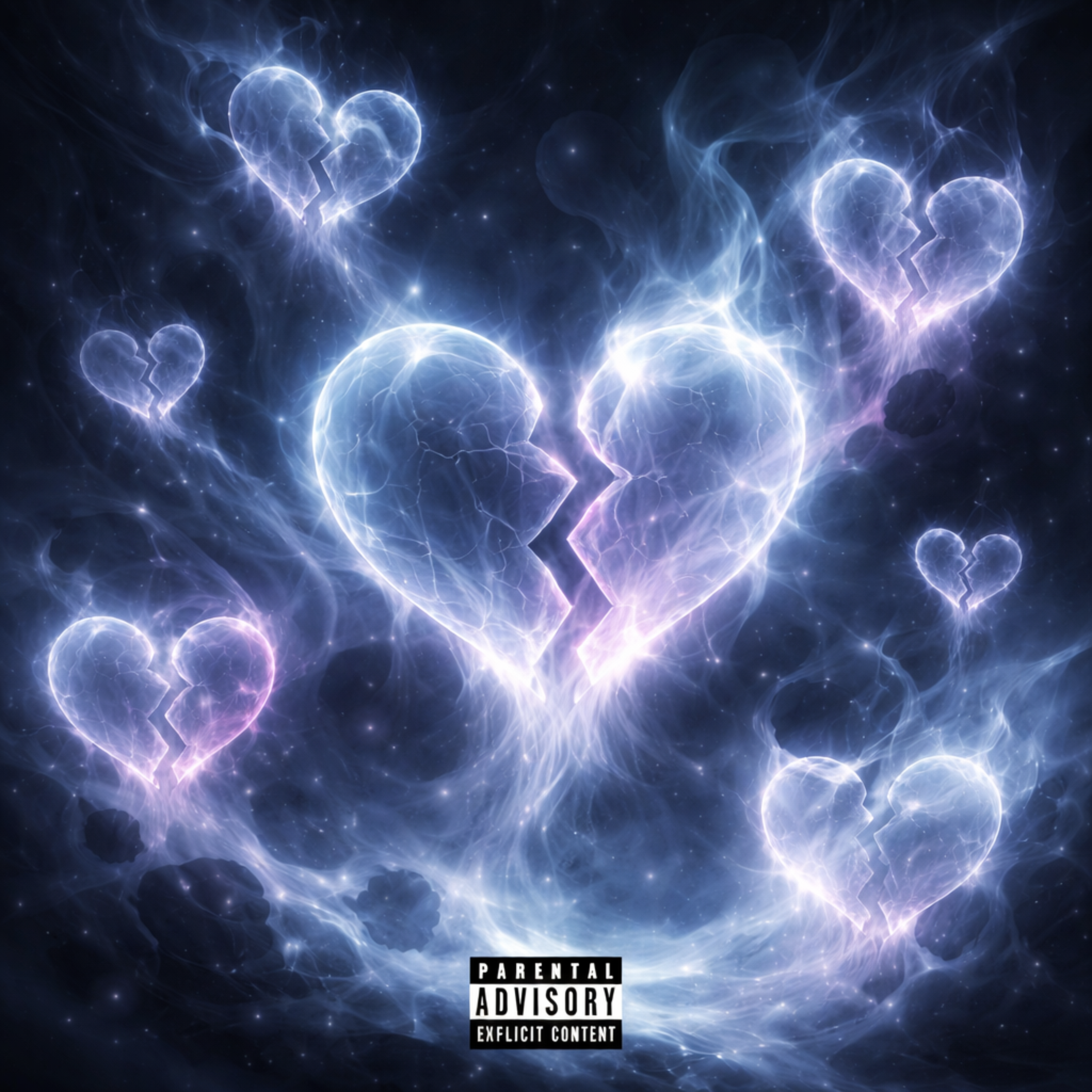 Broken hearts artwork