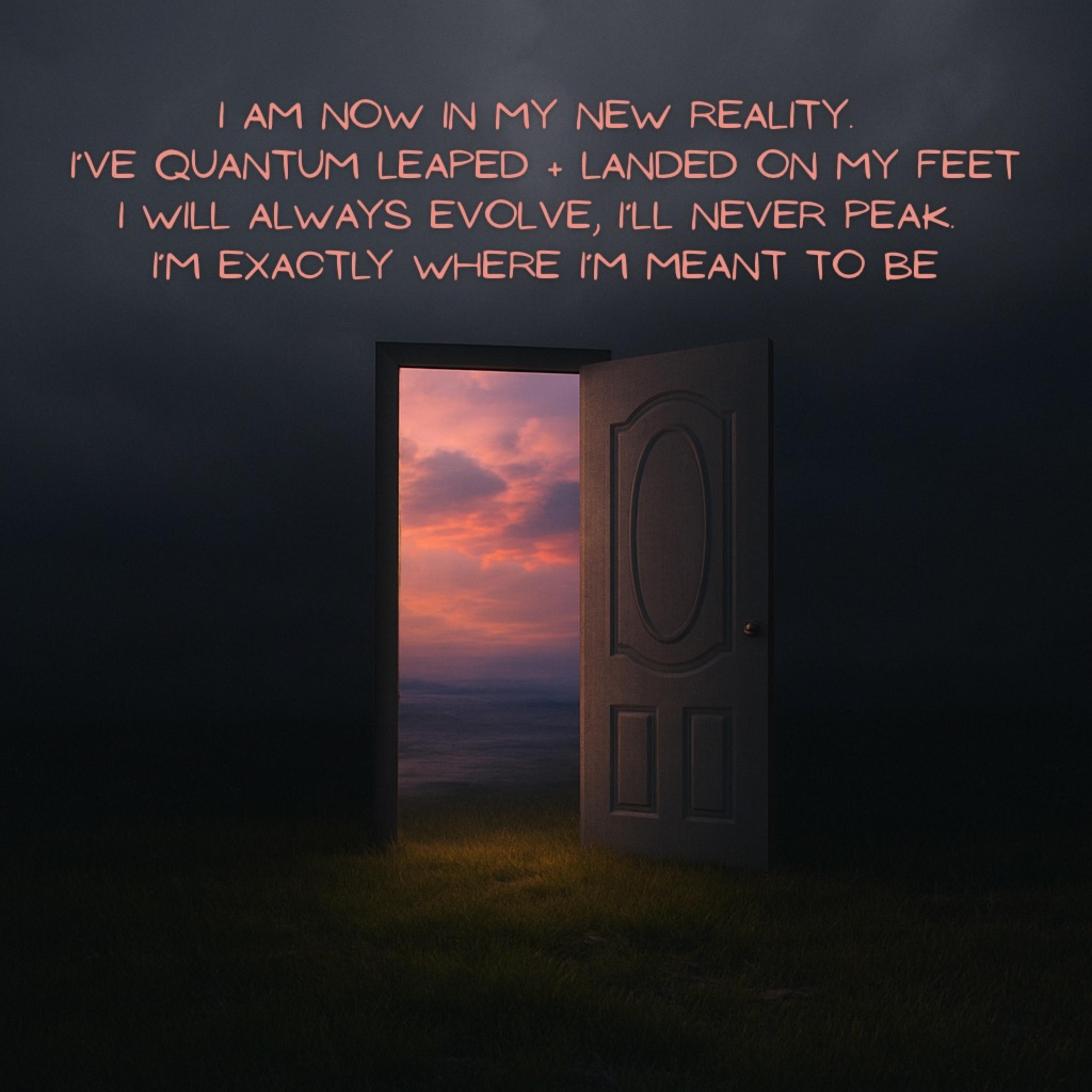 i am now in my new reality artwork