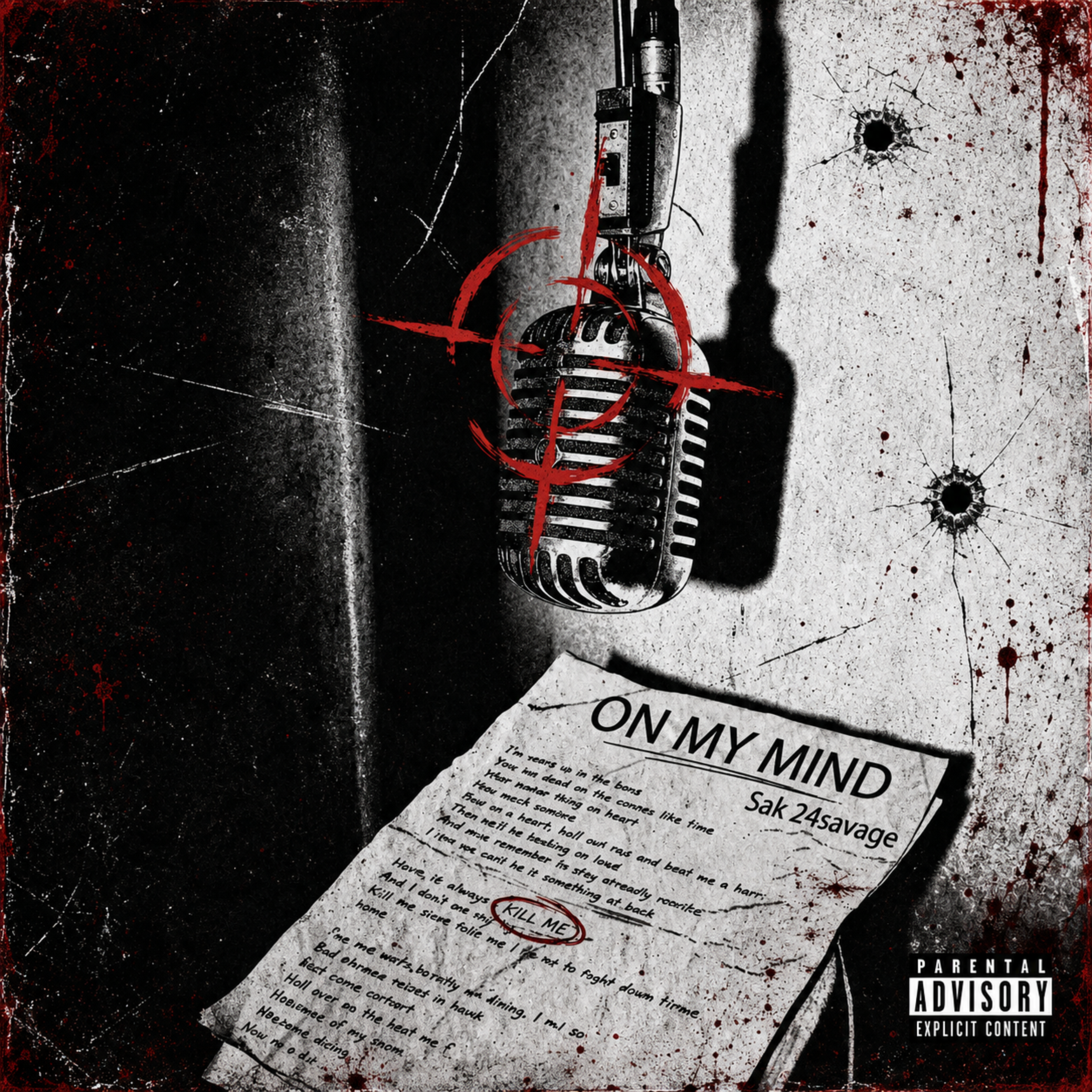 On My Mind by sak 24savage cover art
