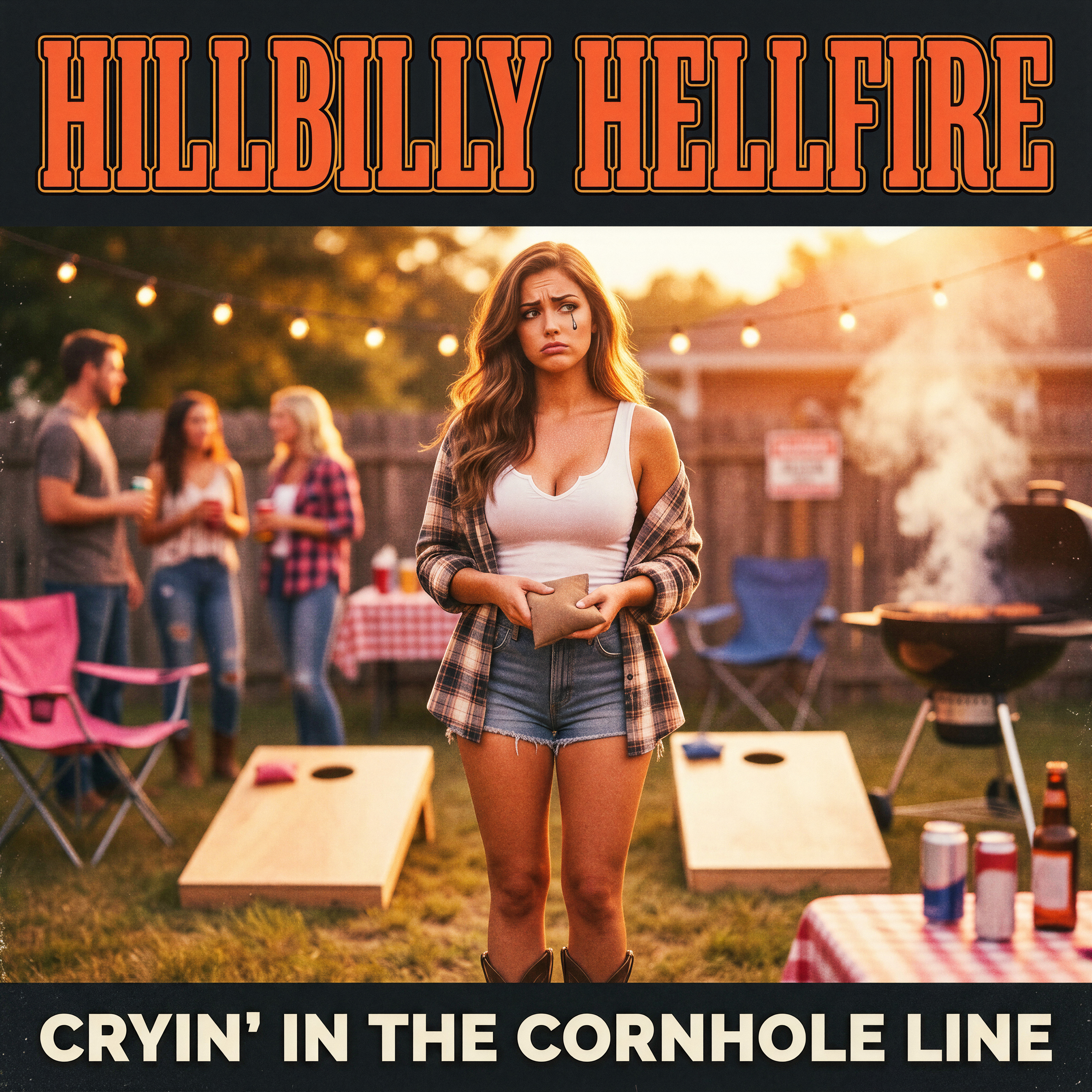 Cryin In The Cornhole Line by Hillbilly Hellfire cover art