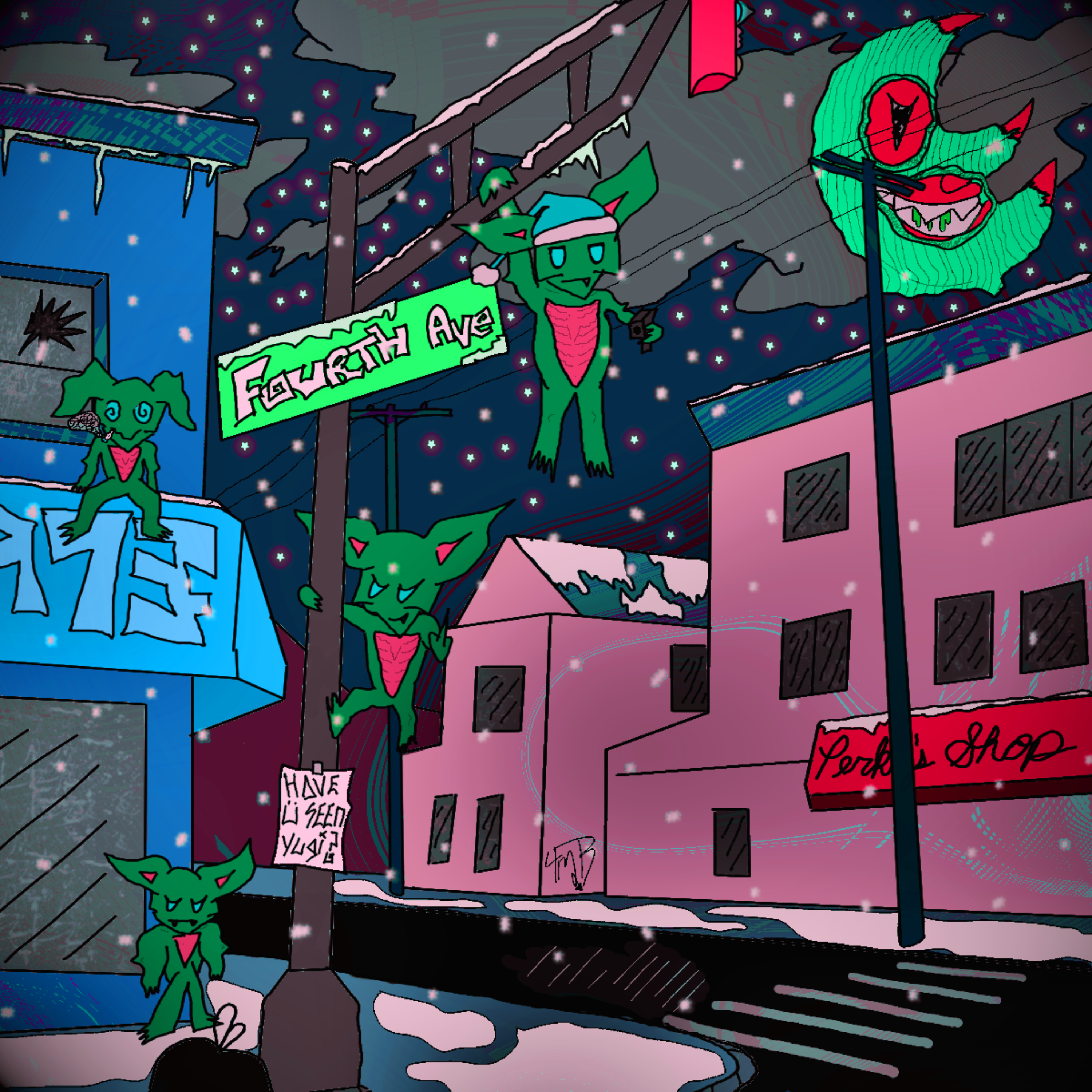 GREMLINZ ON FOURTH artwork