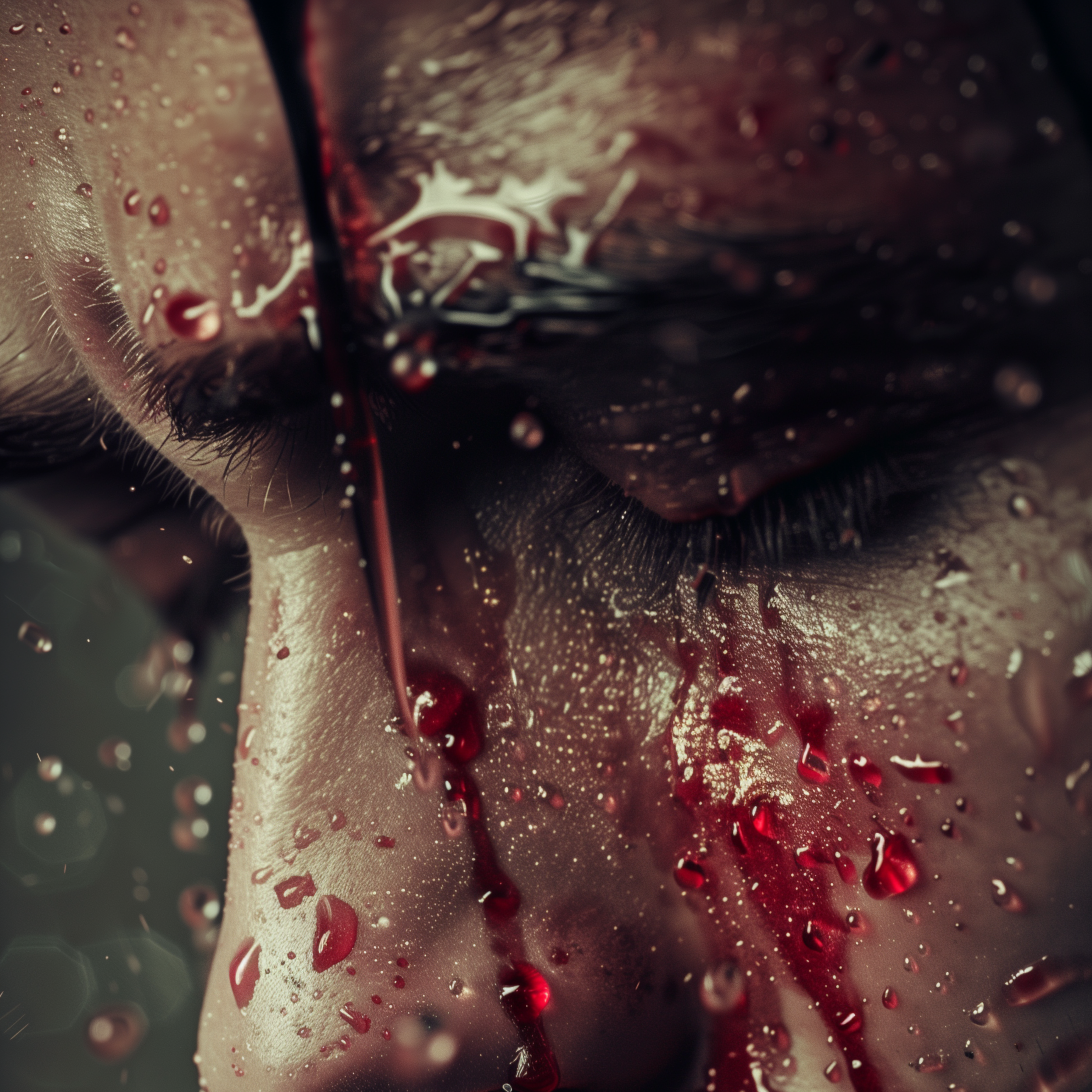 Blood artwork
