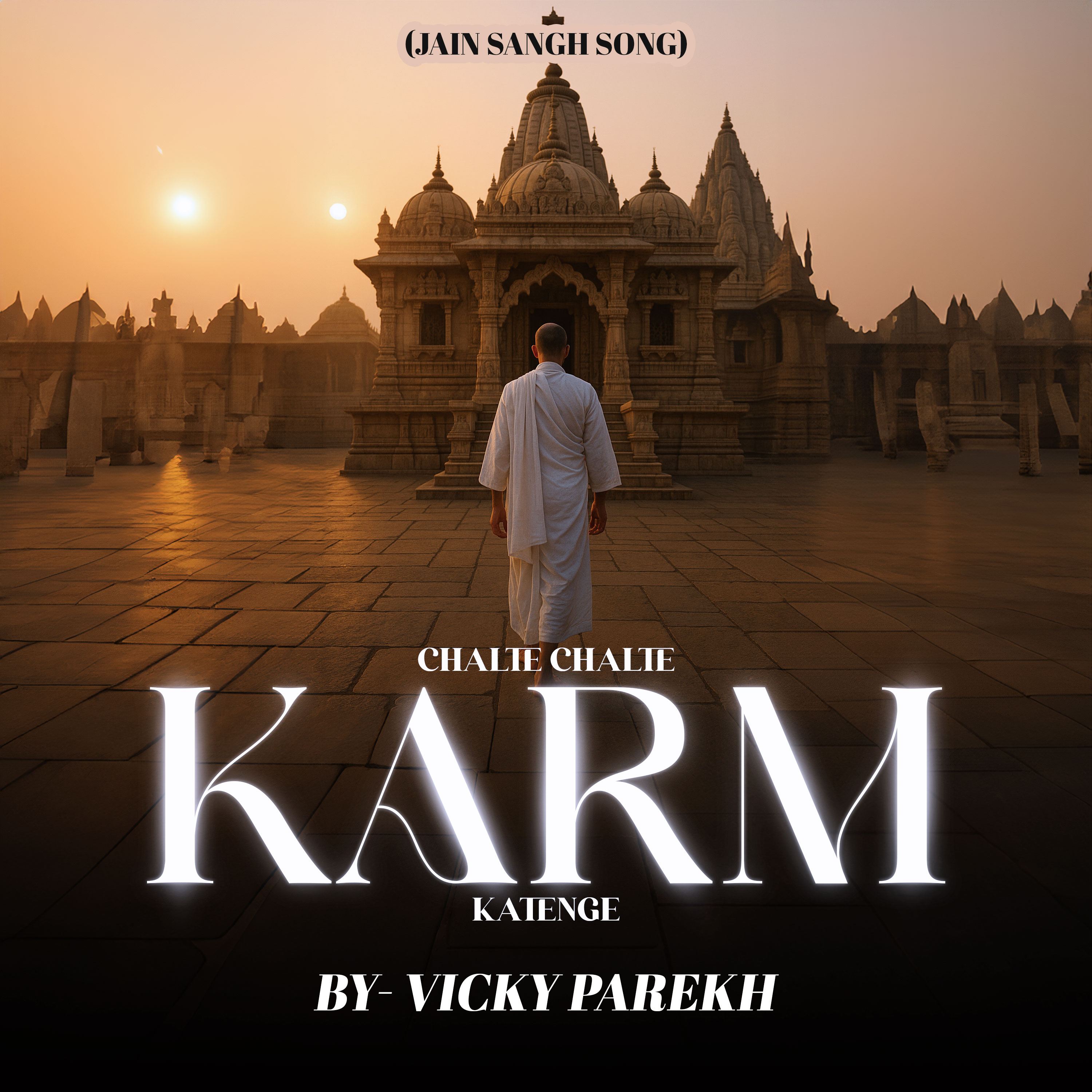 Chalte Chalte Karm Katege (jain Sangh Song) artwork