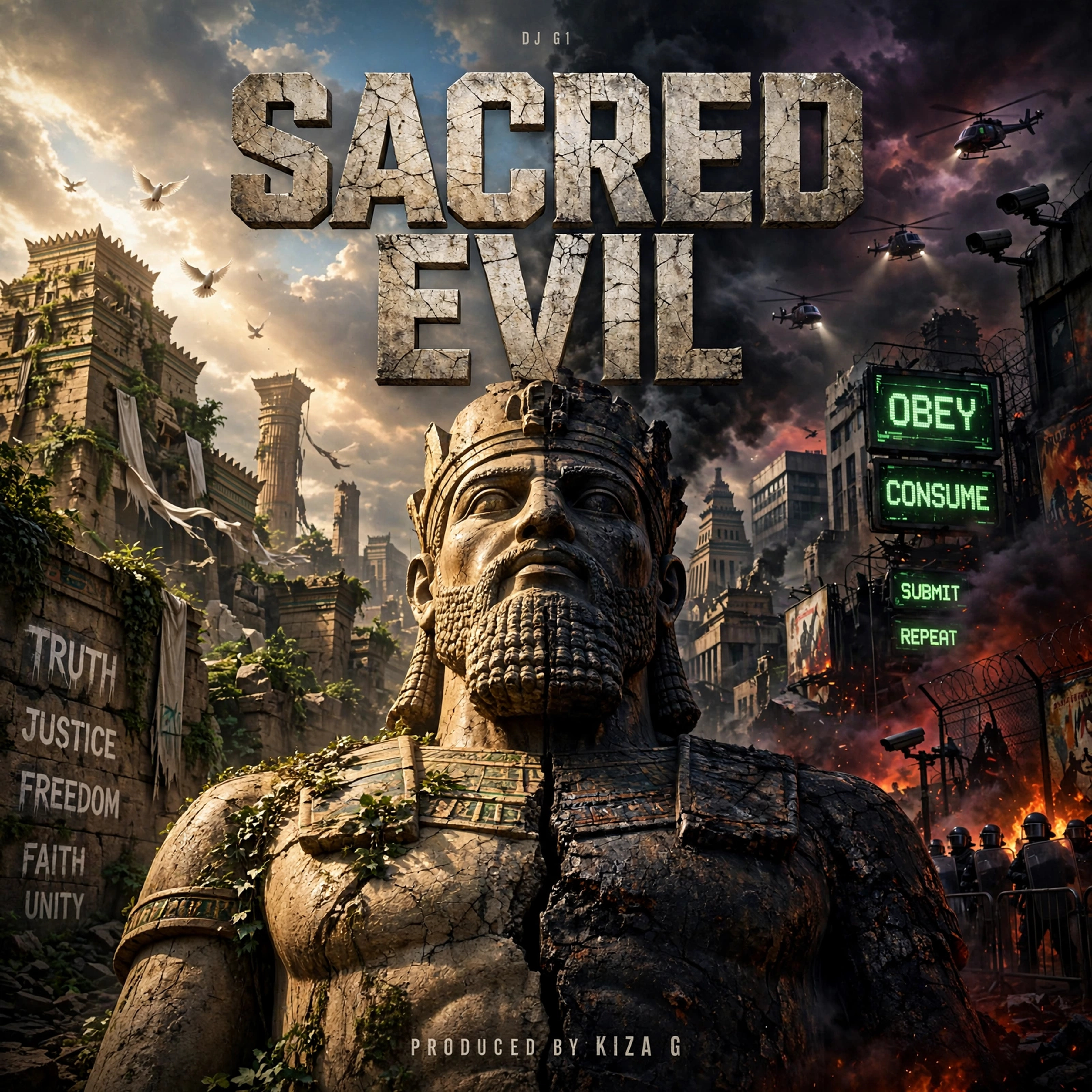 SACRED EVIL by DJ G1 cover art