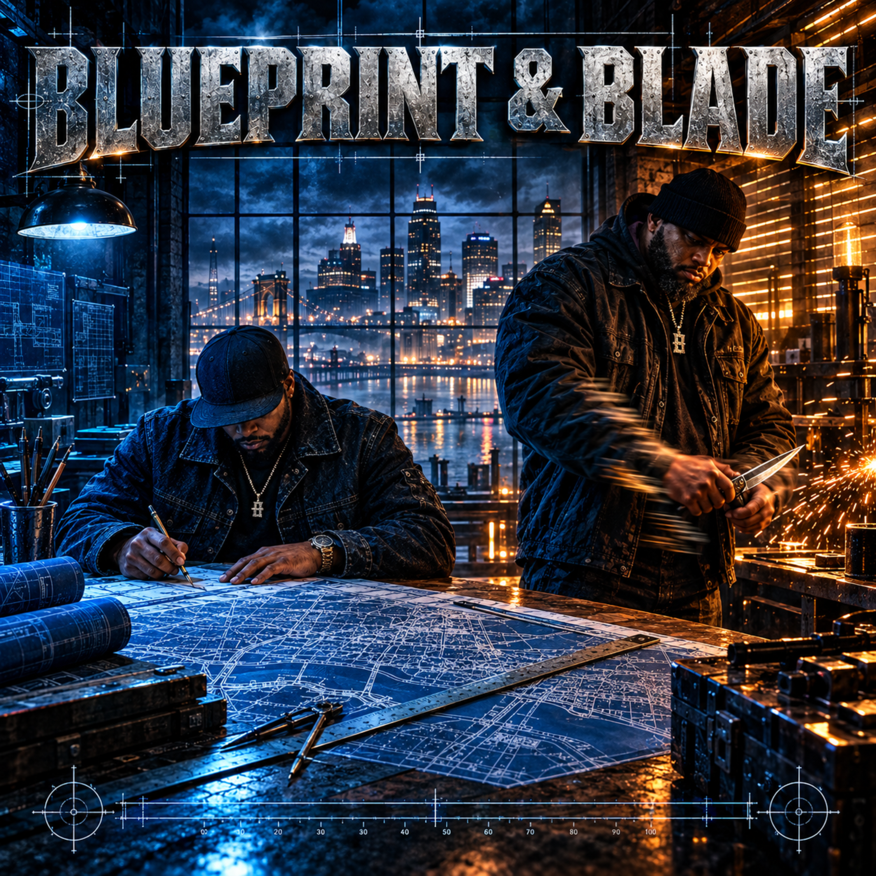 BLUEPRINT & BLADE by Bigchop "BC" cover art