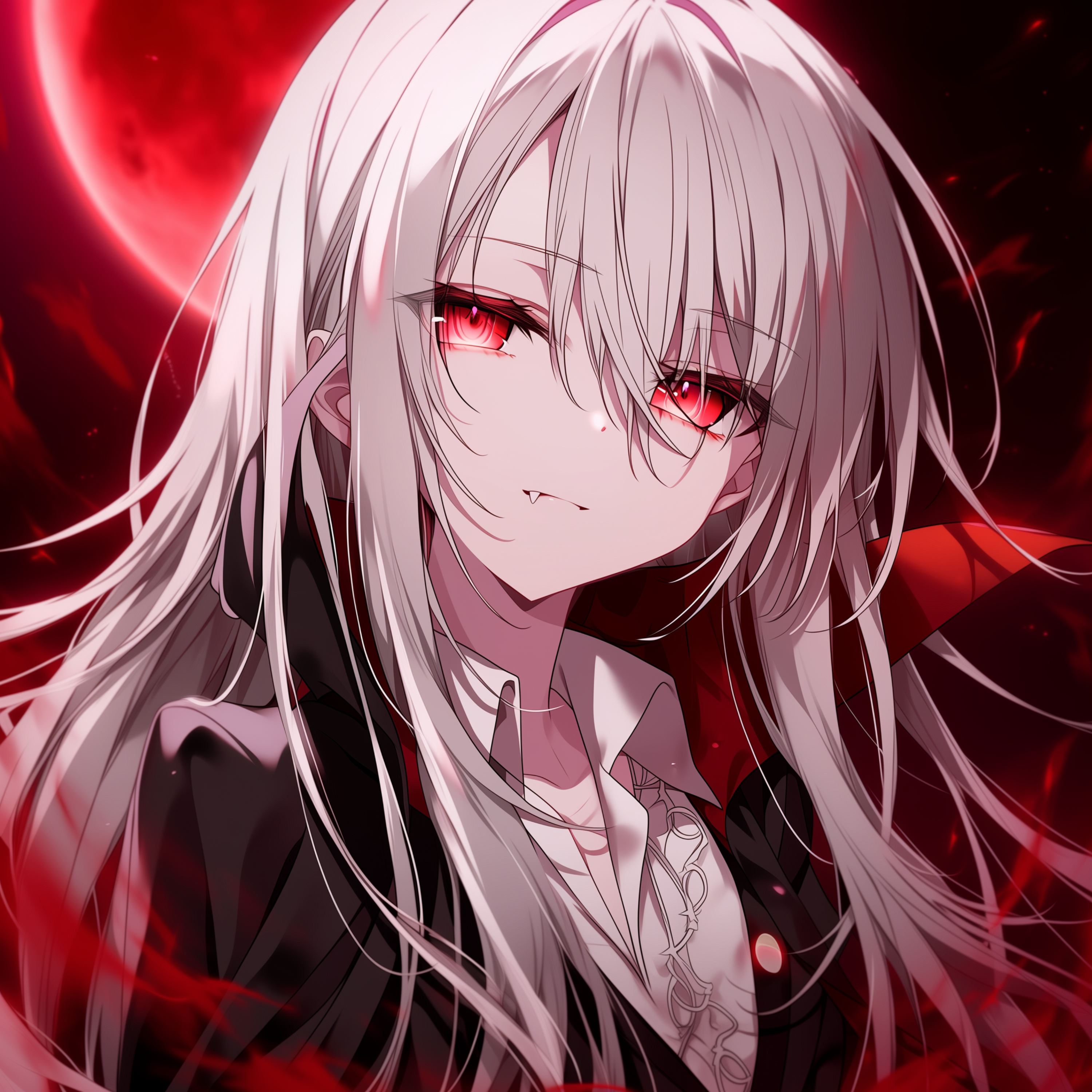 赤い月、赤い夜 artwork