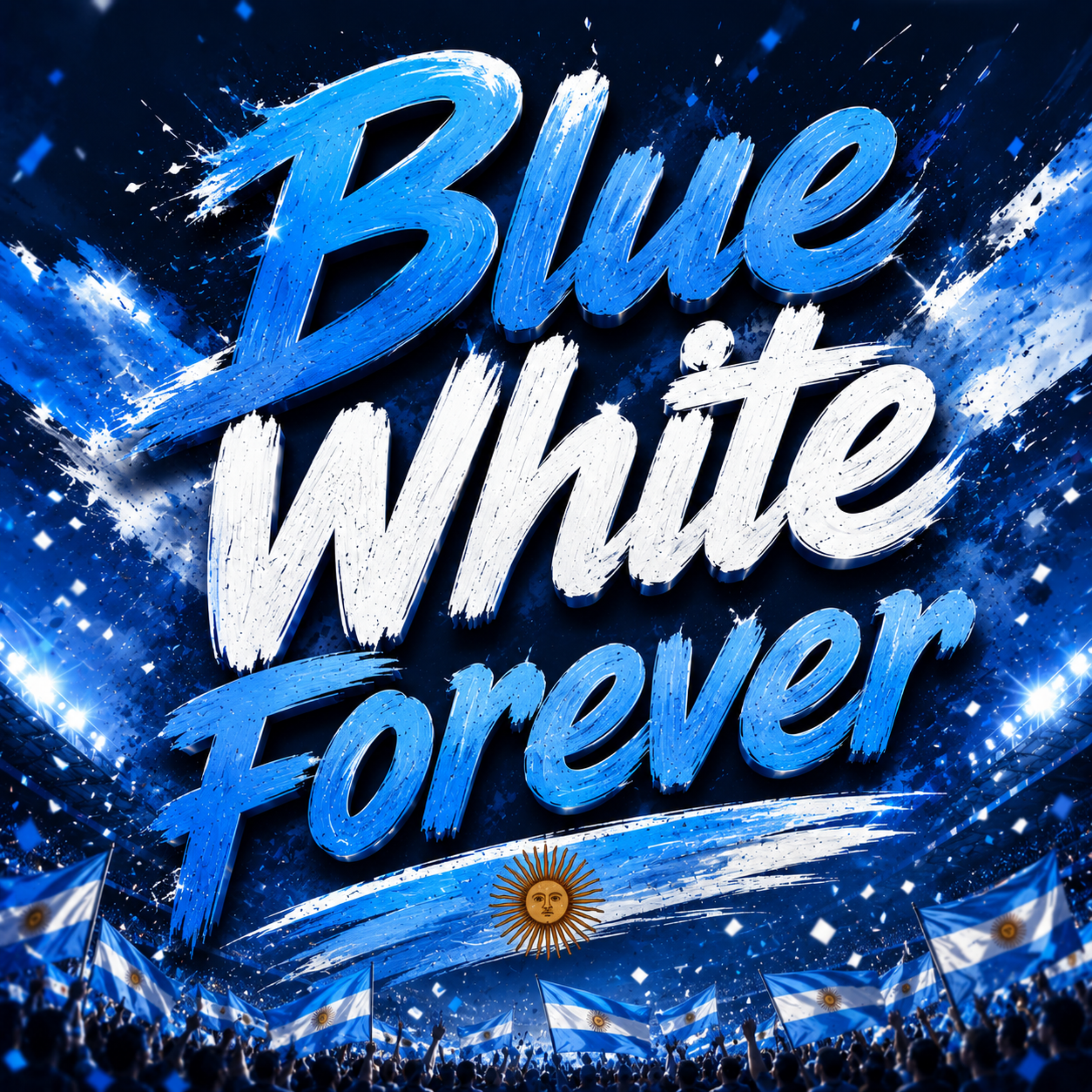 Blue White Forever by Anonna Zara cover art