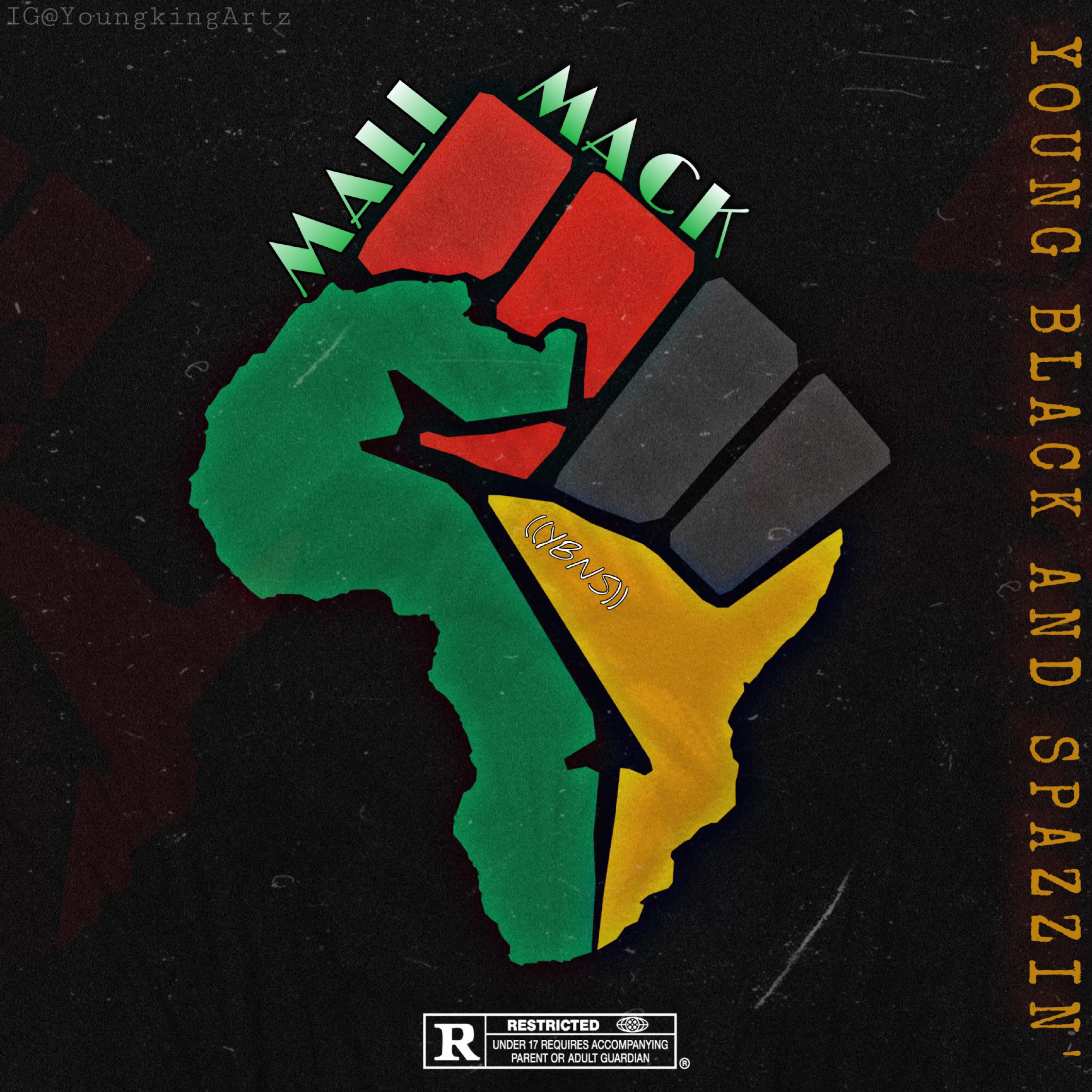 Young Black And Spazzin artwork