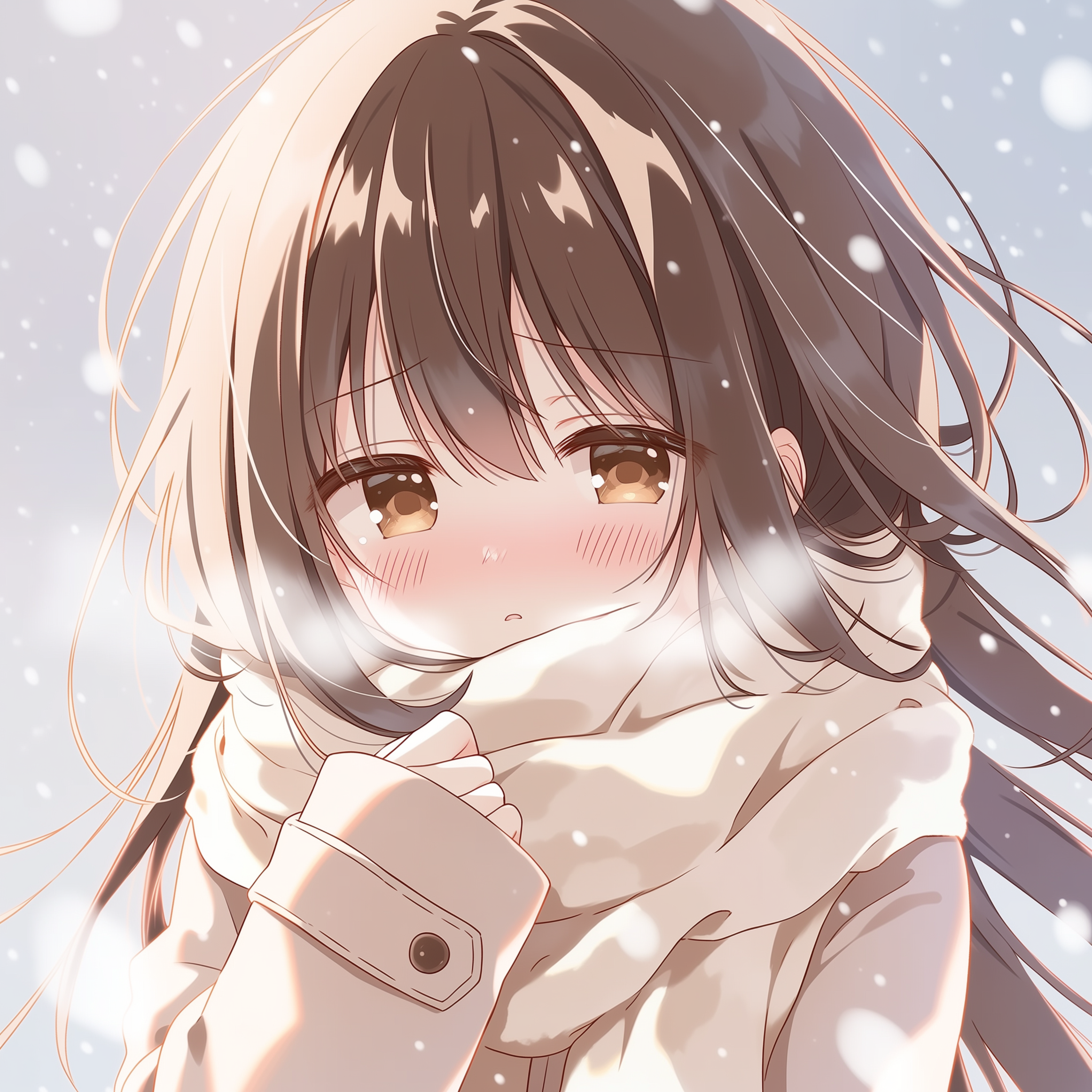 너무 추워서 손이 다 얼었어 artwork