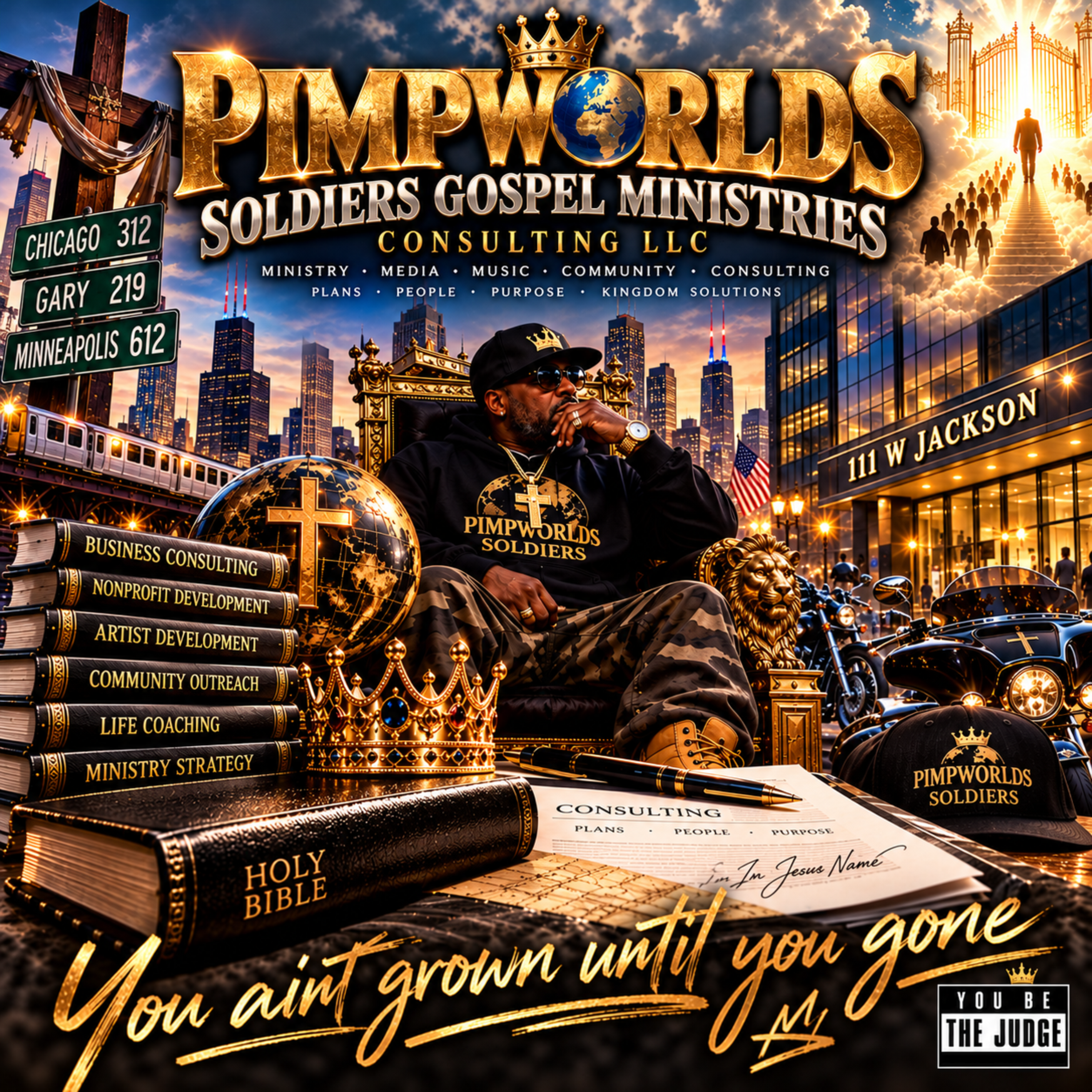 you aint grown until you gone by Pimpworlds cover art