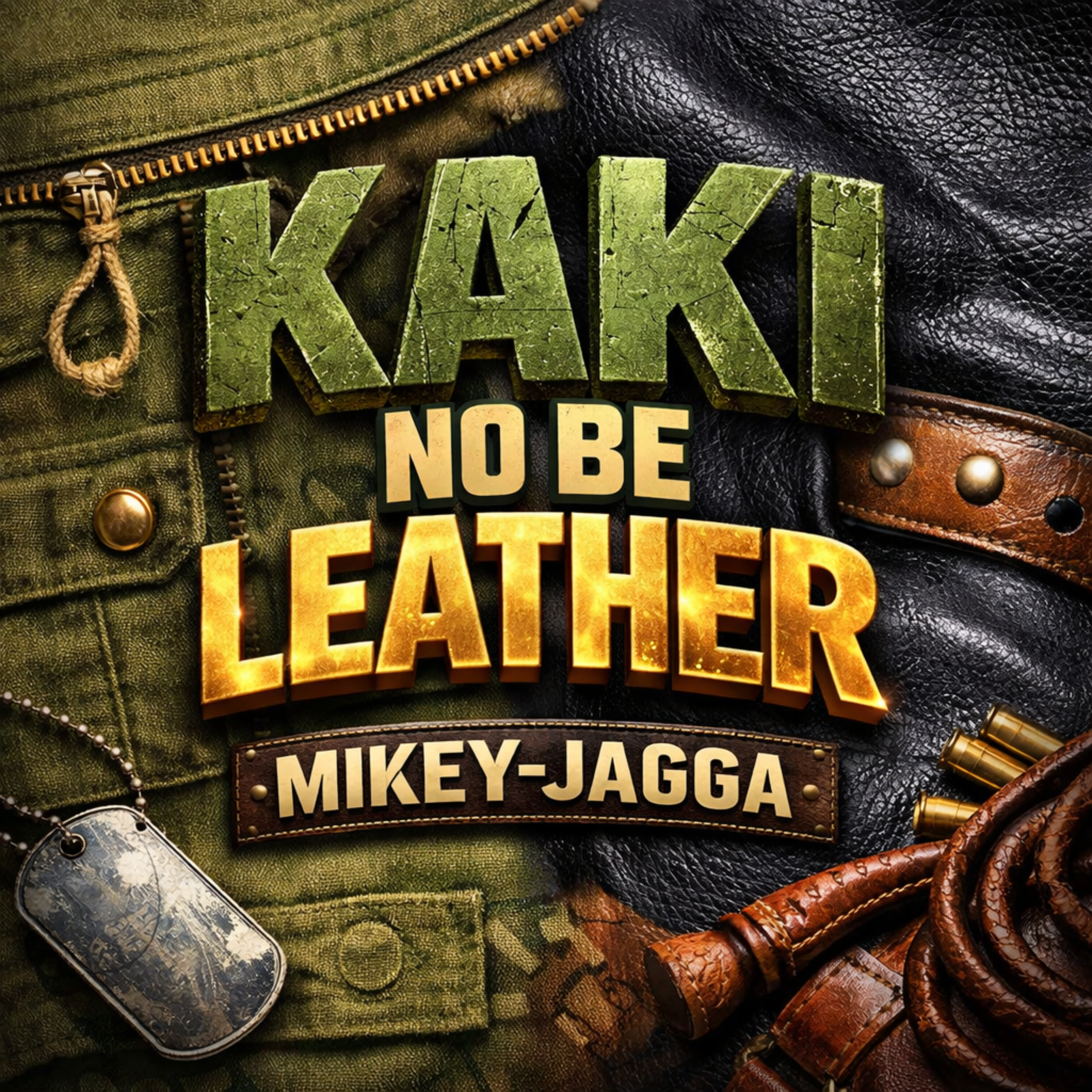 Kaki no be Leather artwork