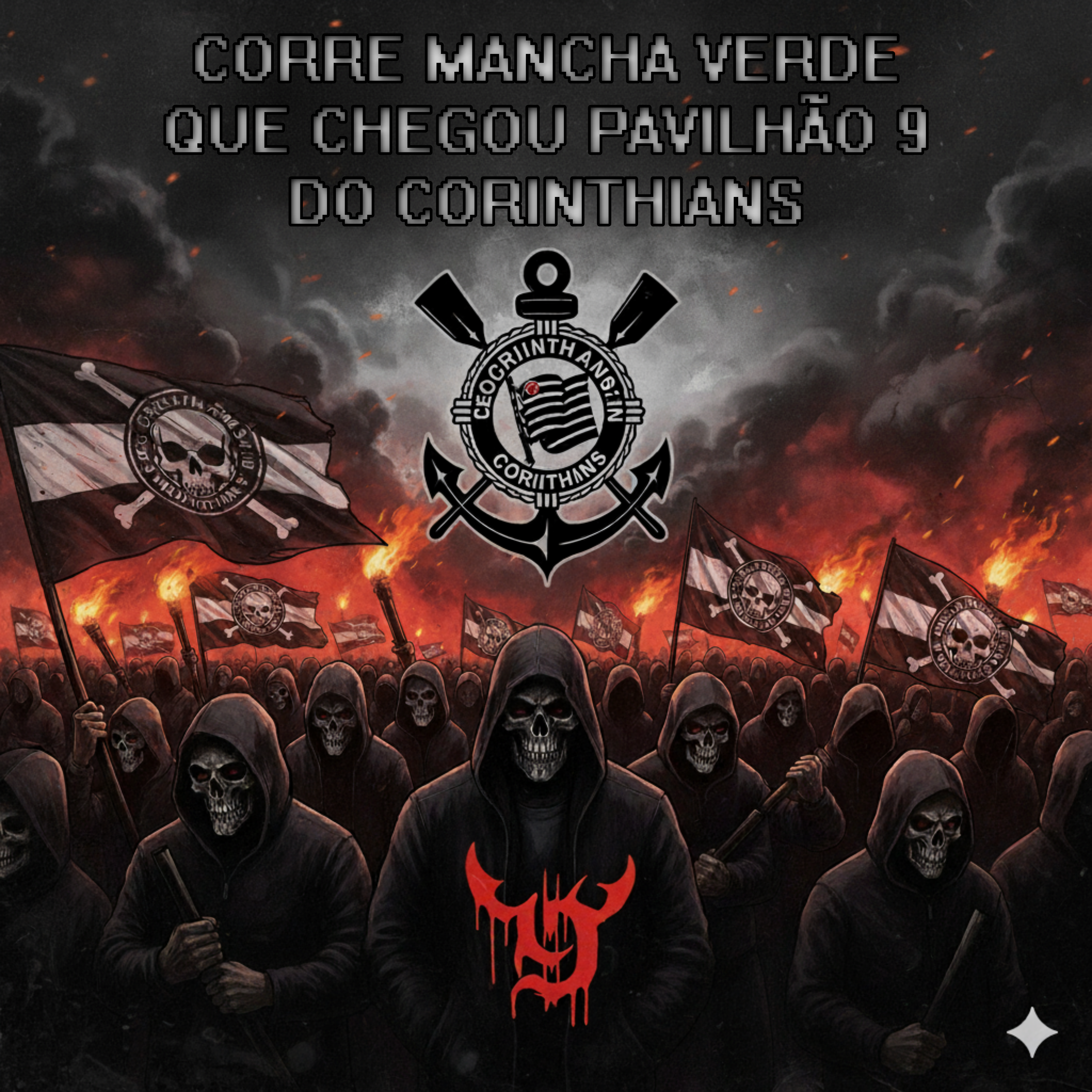 CORRE MANCHA VERDE QUE CHEGOU PAVILHÃO 9 DO CORINTHIANS artwork