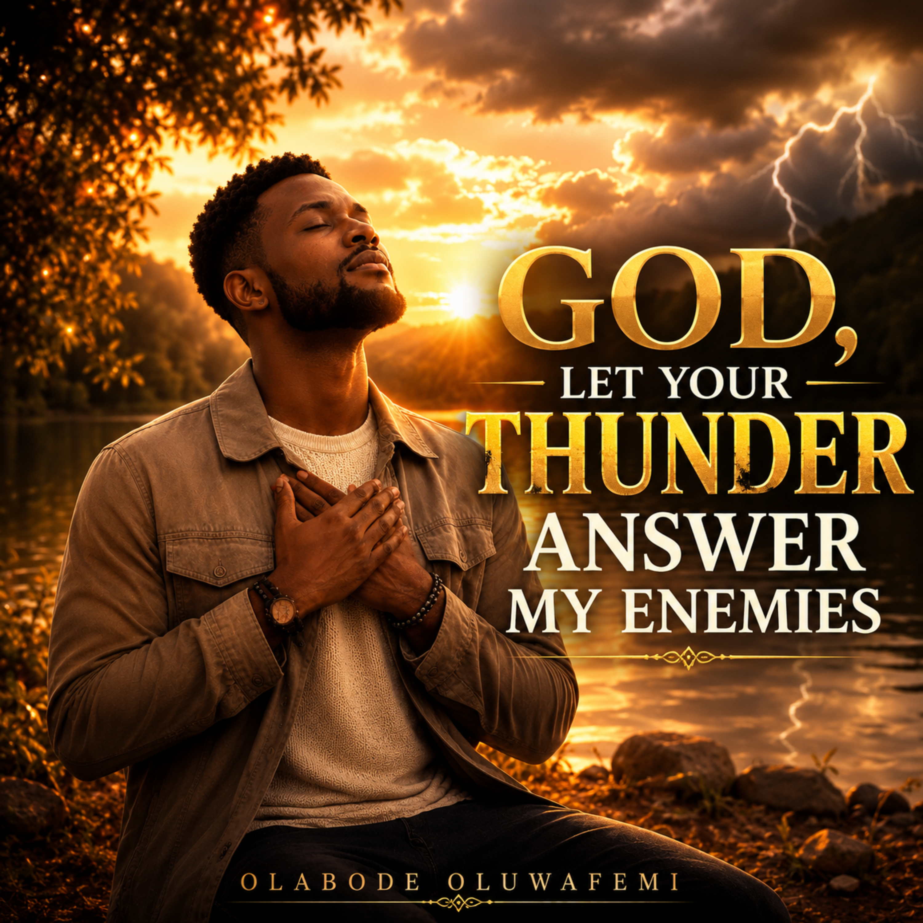 God, Let Your Thunder Answer My Enemies by olabode oluwafemi cover art