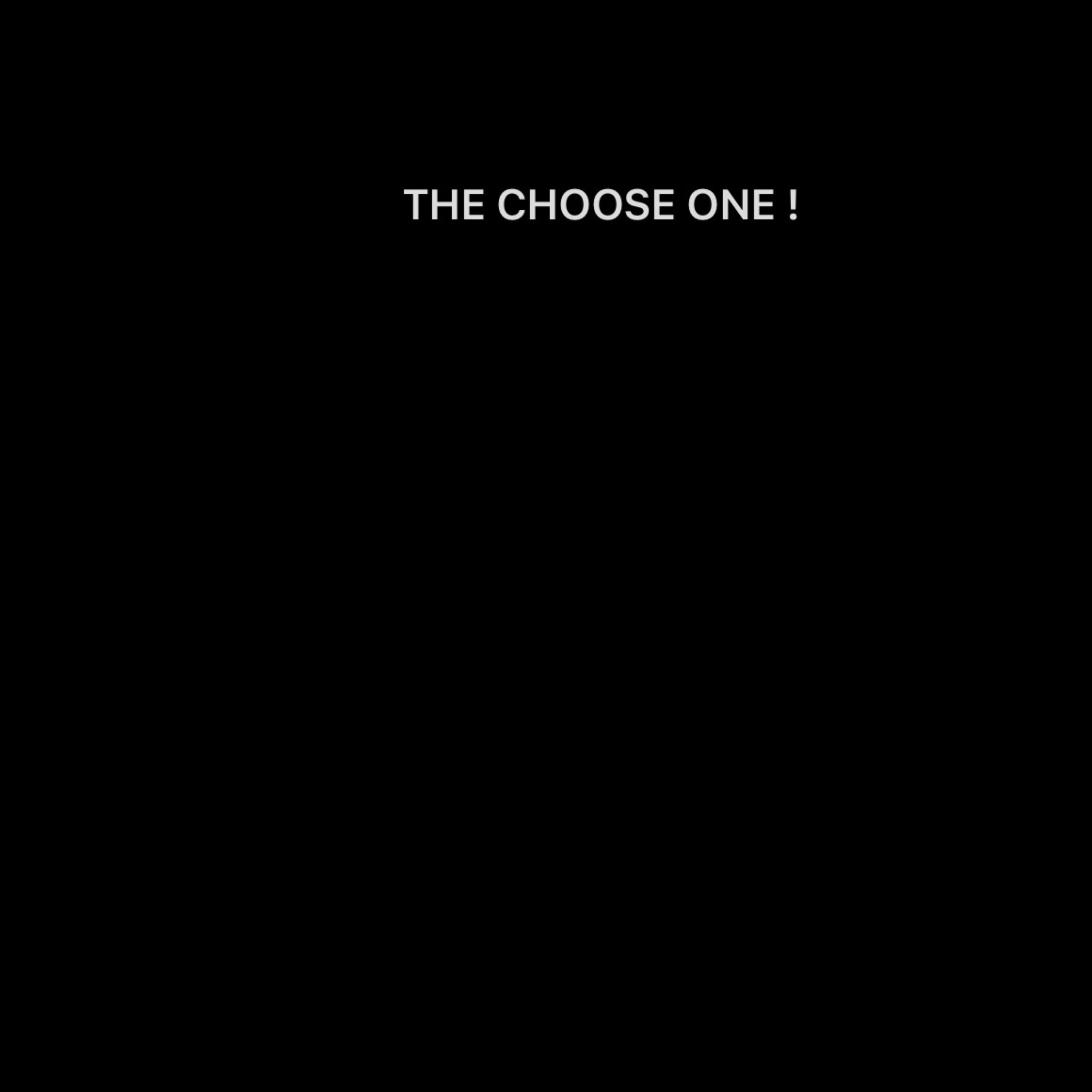 THE CHOOSE ONE artwork