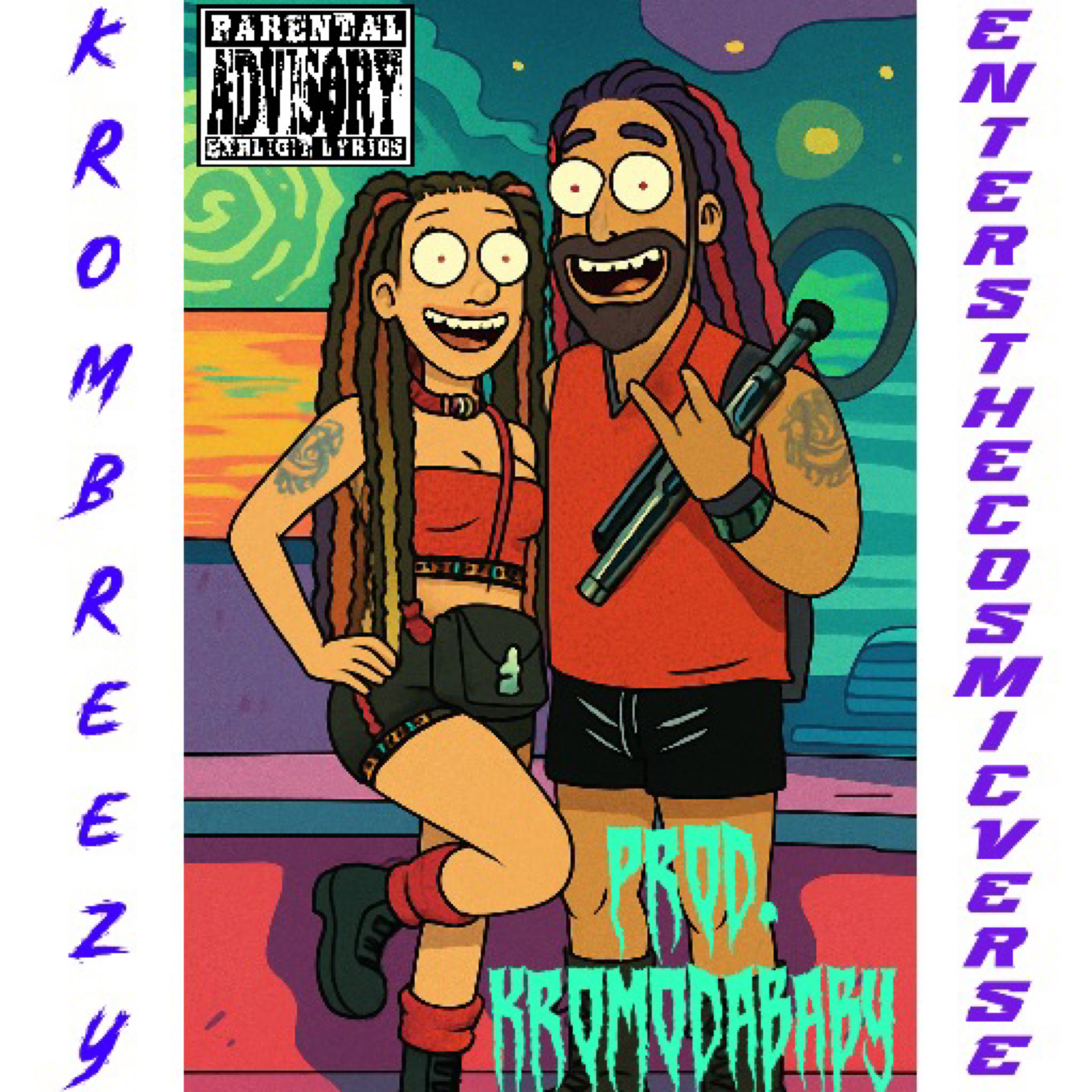 KROMBREEZYENTERSTHECOSMICVERSE artwork