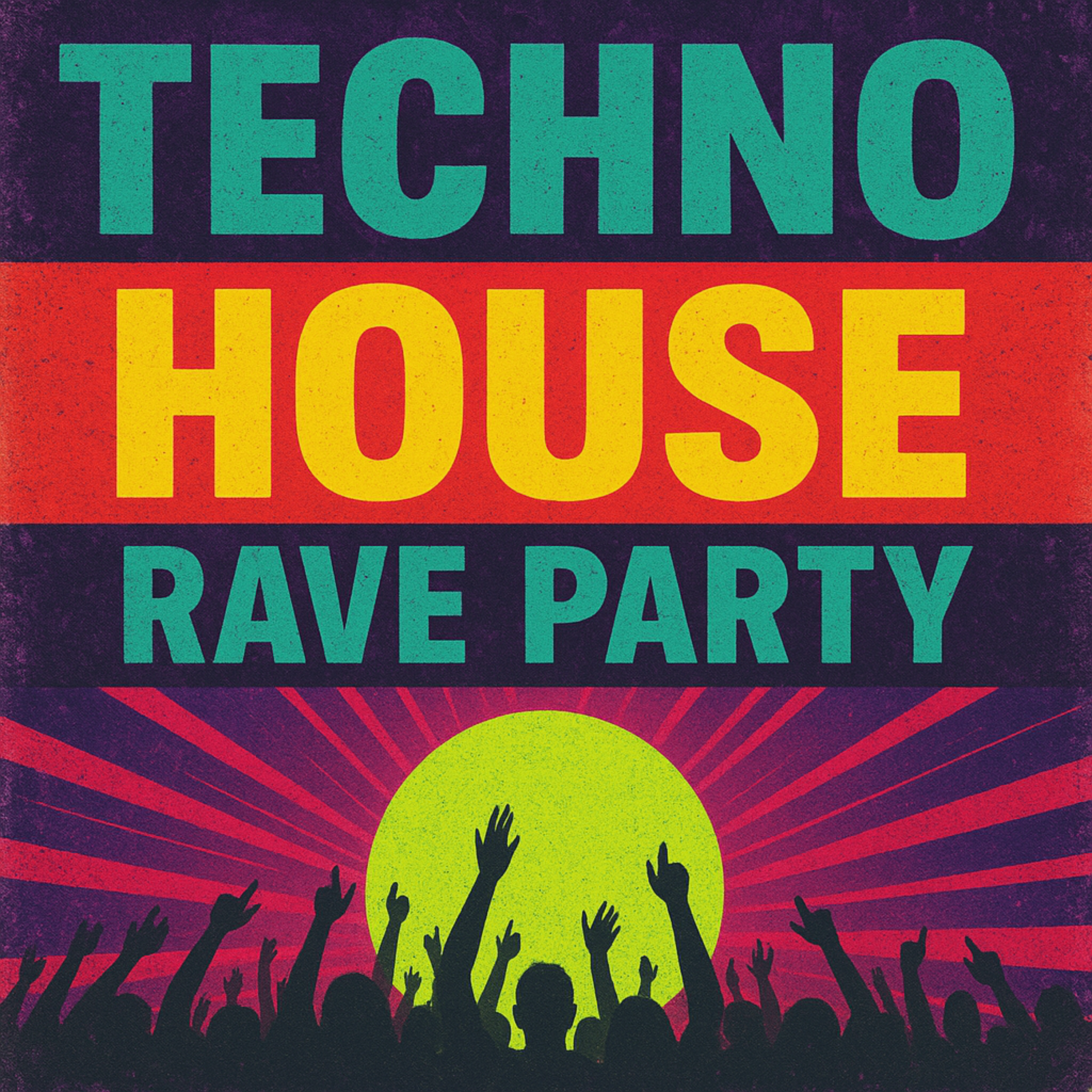 TECHNO HOUSE RAVE PARTY artwork