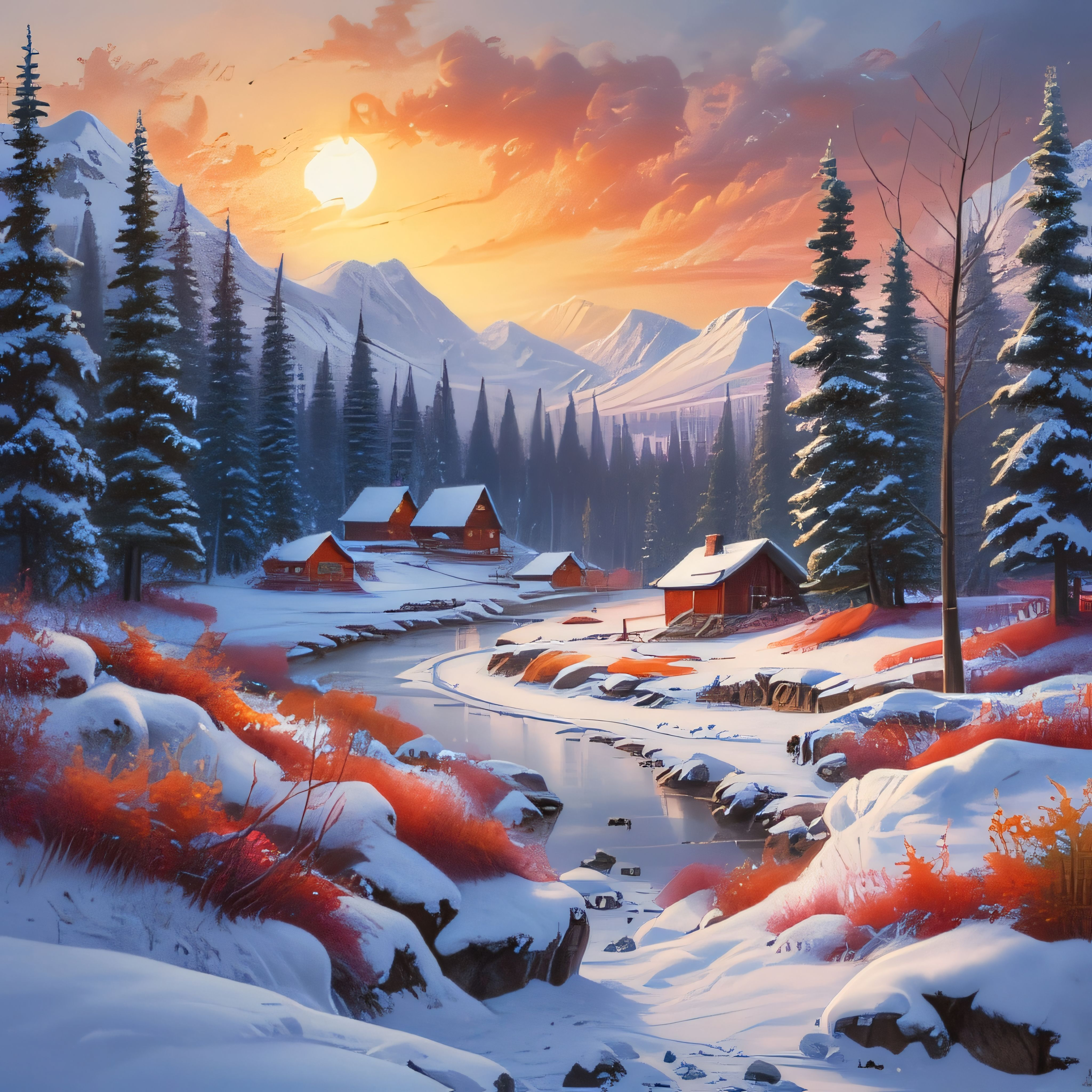 Winter artwork