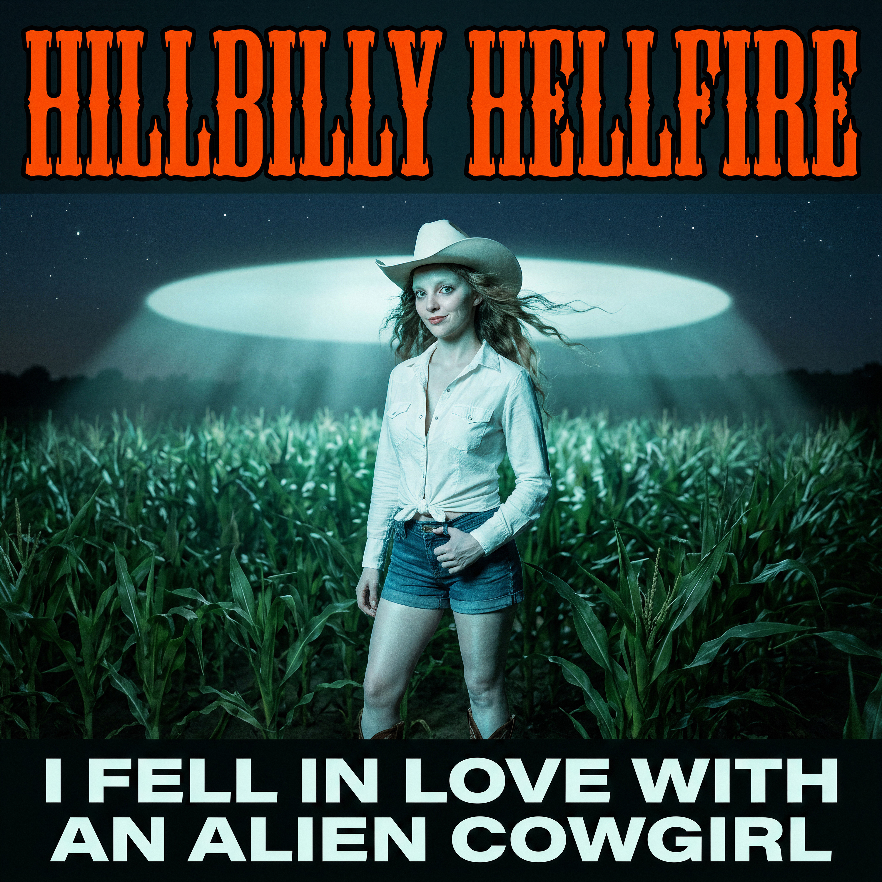 I Fell In Love With An Alien Cowgirl by Hillbilly Hellfire cover art