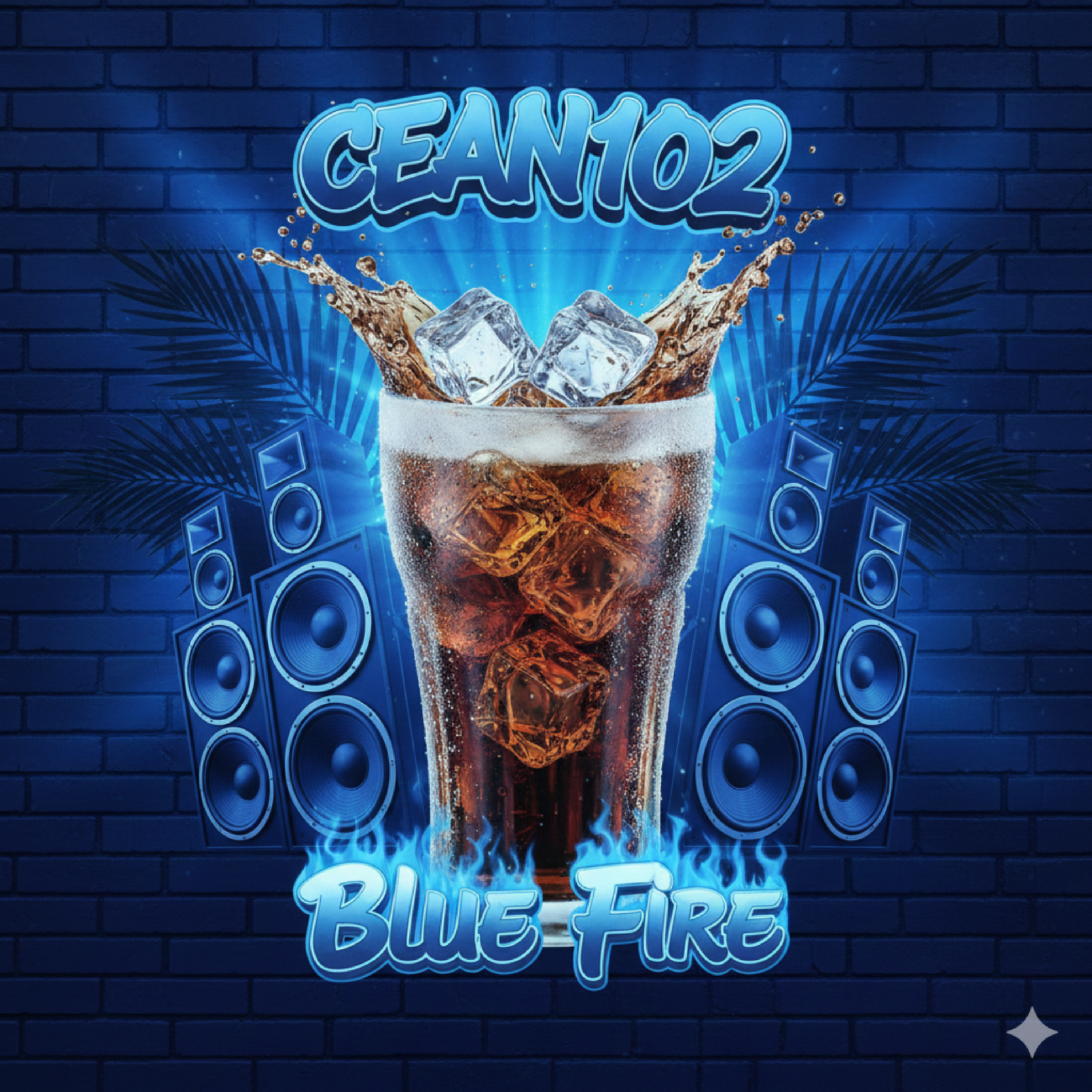 Blue Fire Pepsi artwork