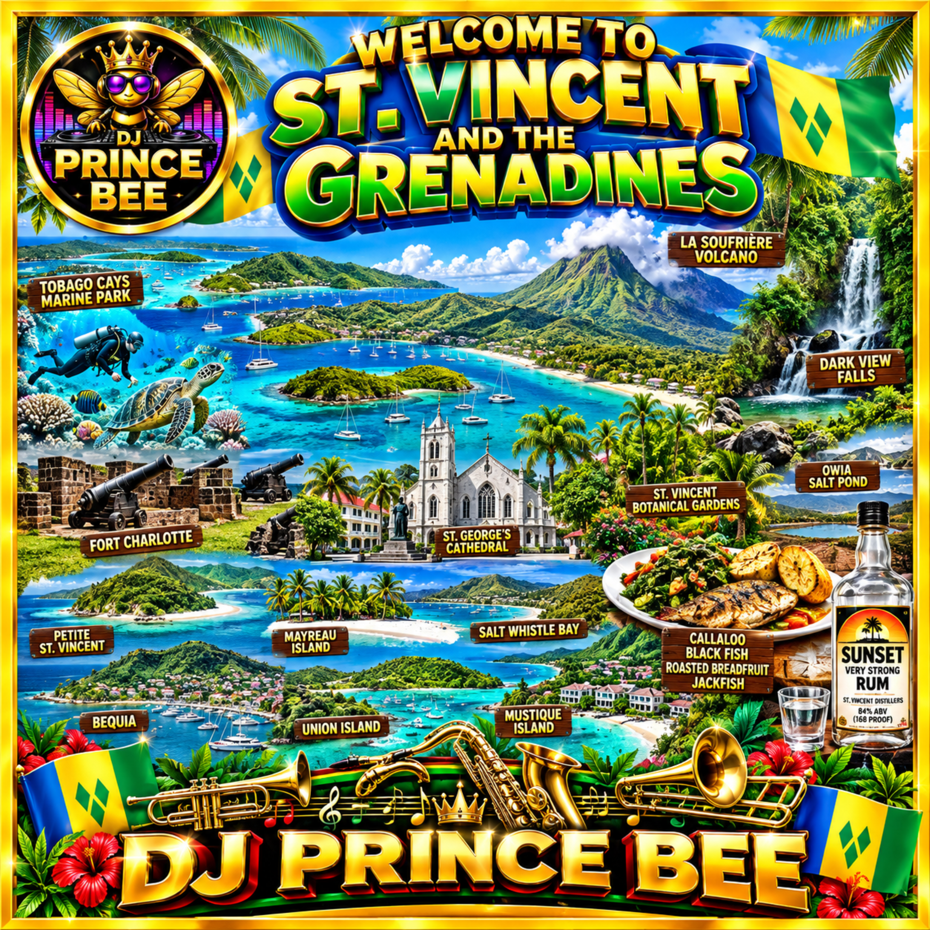 Welcome To St Vincent And The Grenadines by DJ PRINCE BEE cover art