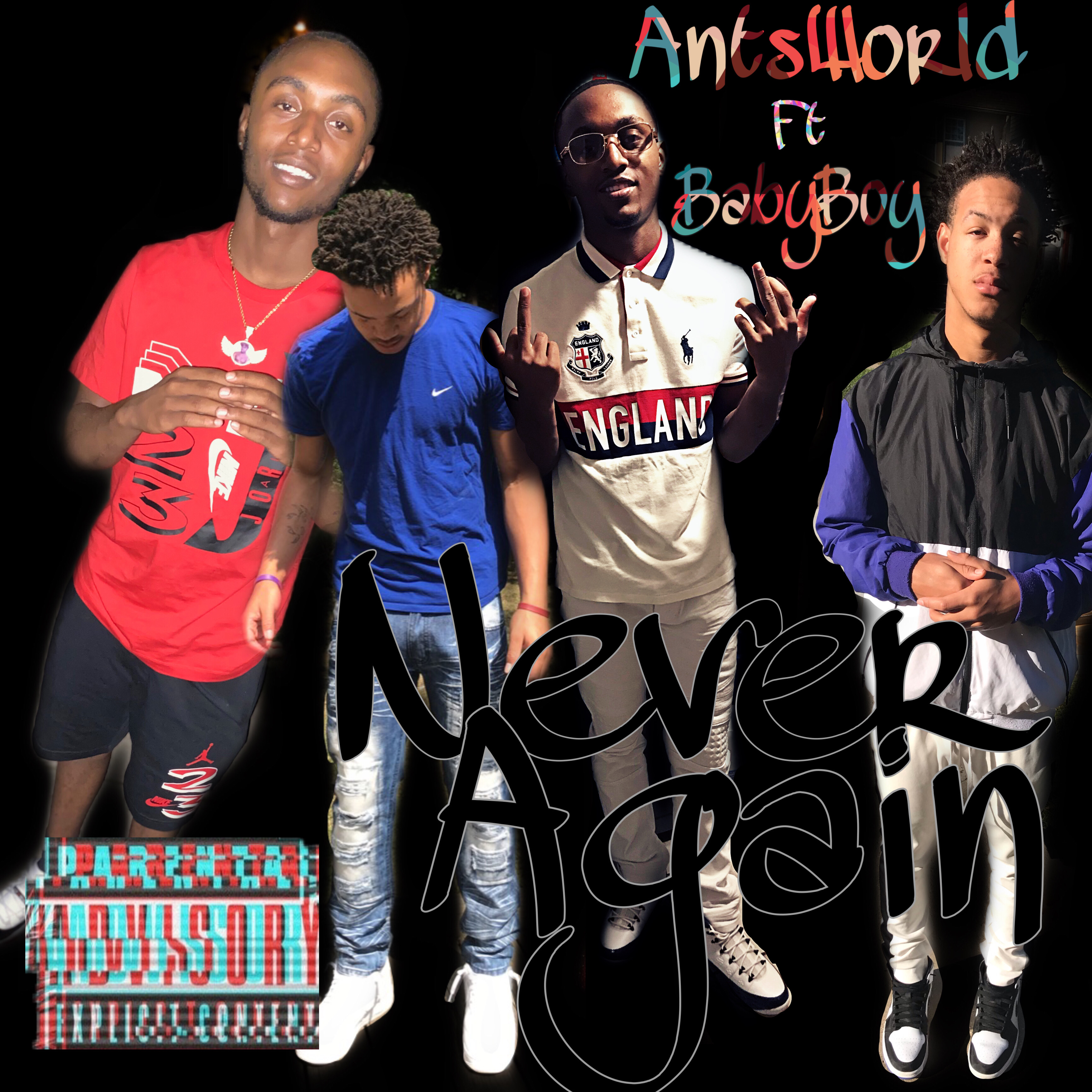 Never Again artwork