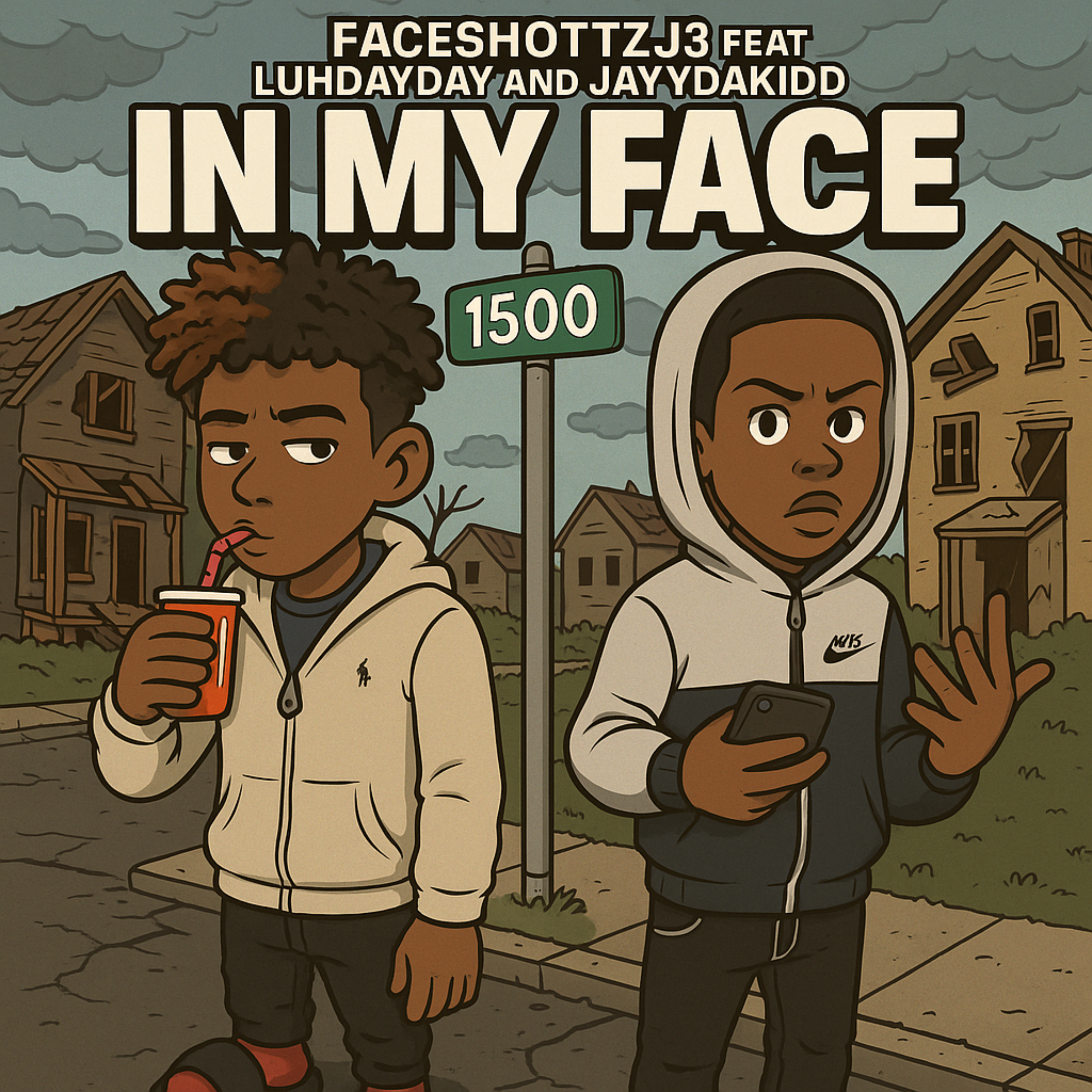 IN MY FACE artwork