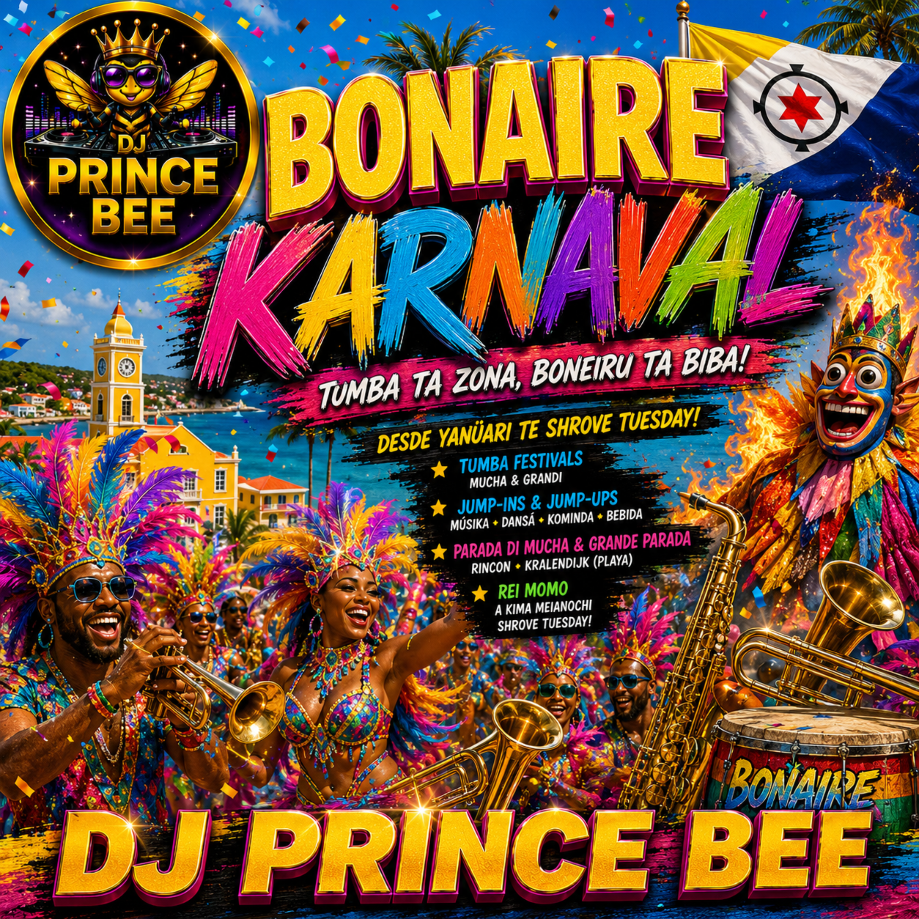 Bonaire Karnaval by DJ PRINCE BEE cover art