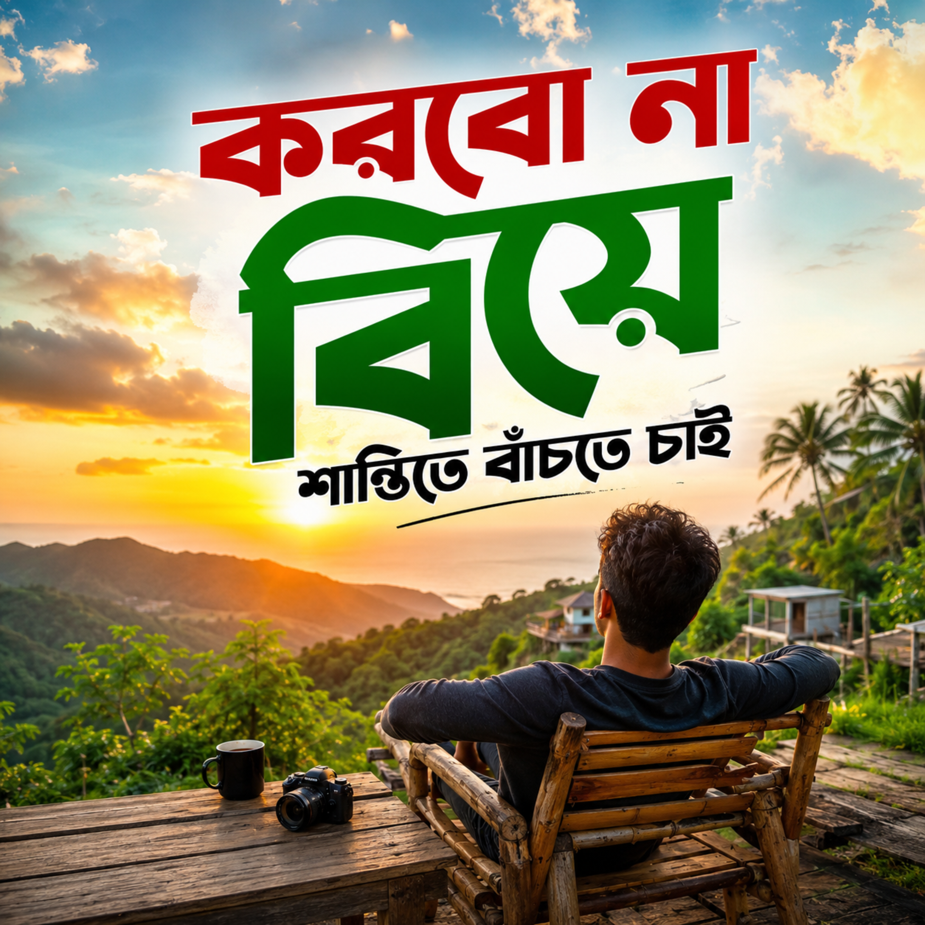 করবো না বিয়ে, শান্তিতে বাঁচতে চাই! (Korbo Na Biye, Shantite Bachte Chai!) by Ananya Sharma cover art