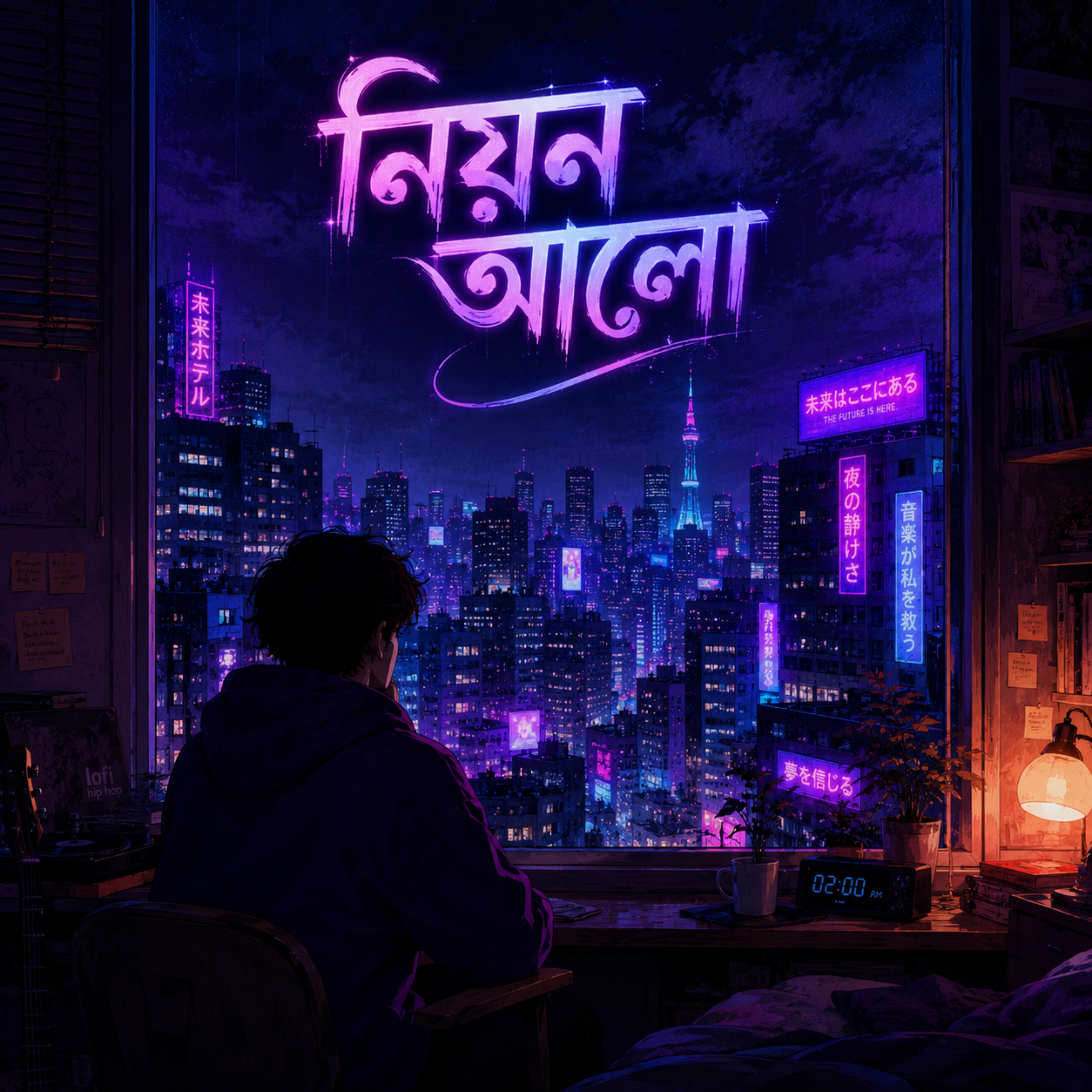নিয়ন আলো (Neon Lights) by Rabiul Karim cover art