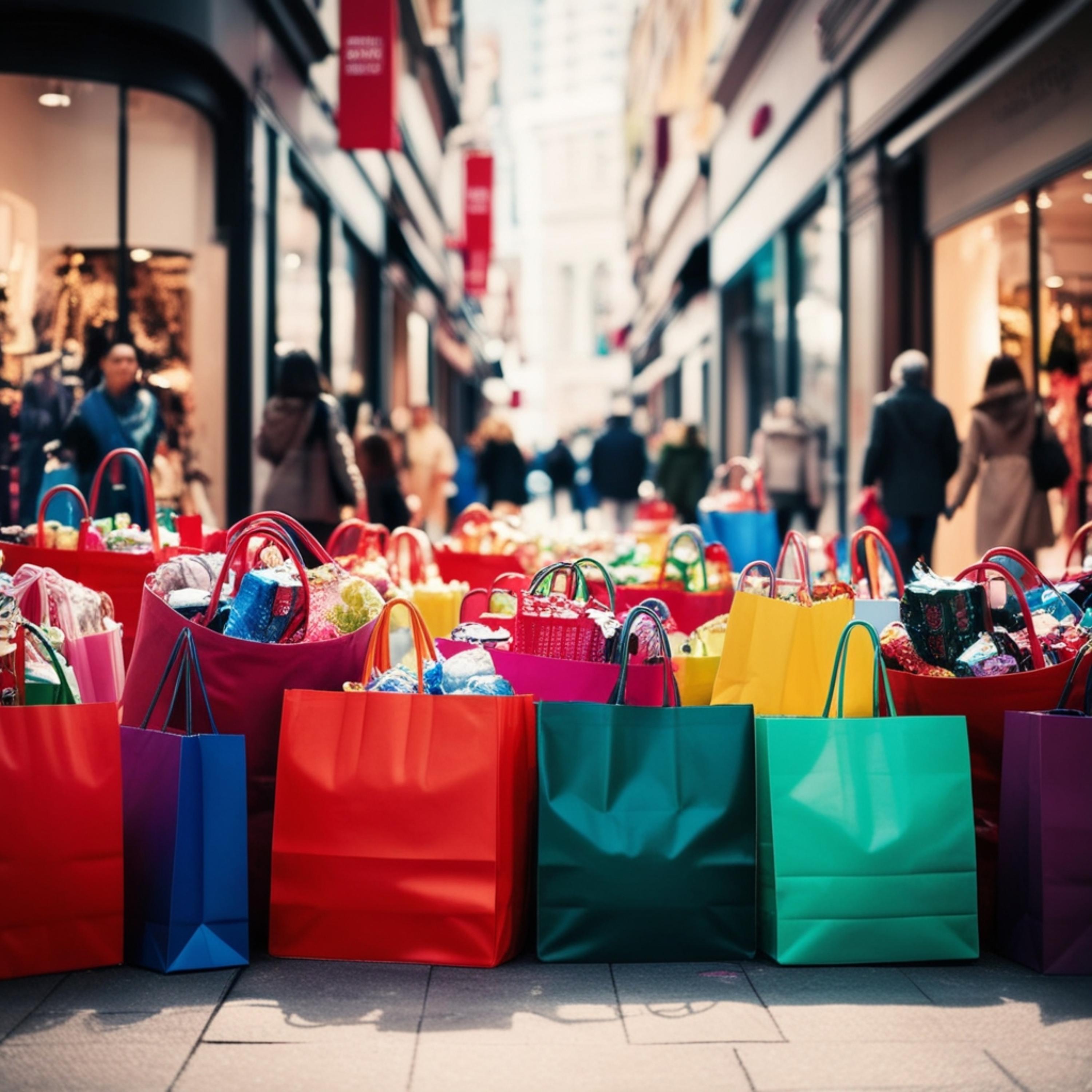 Shopping is my type of sports artwork