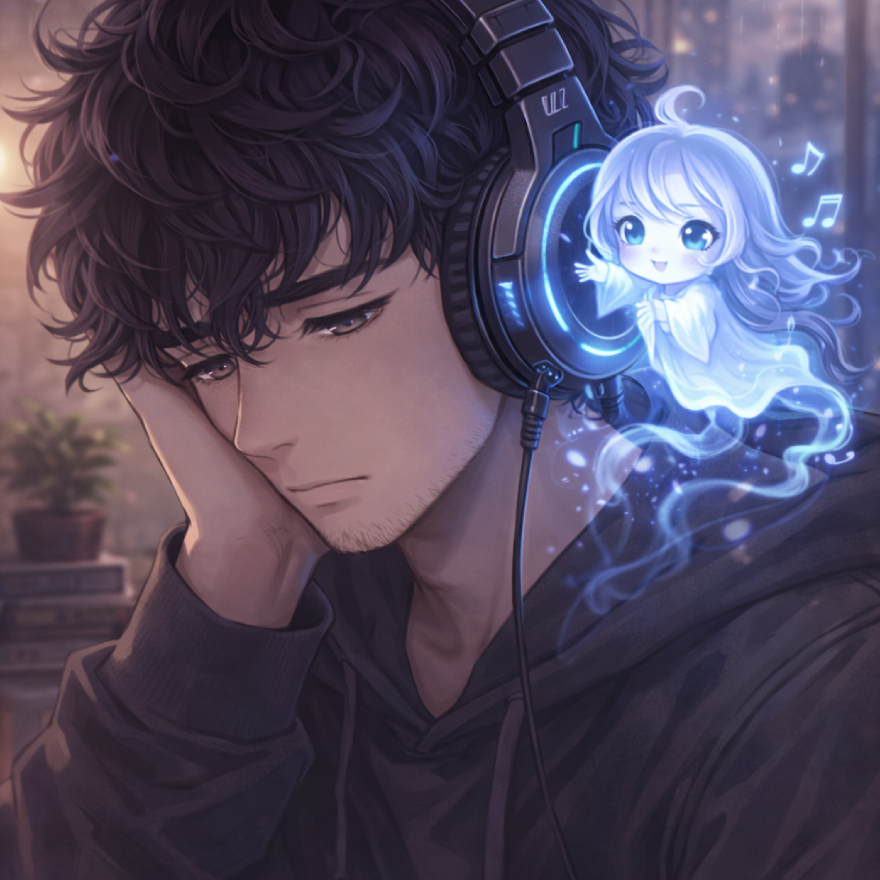 Ghost In My Headphones artwork
