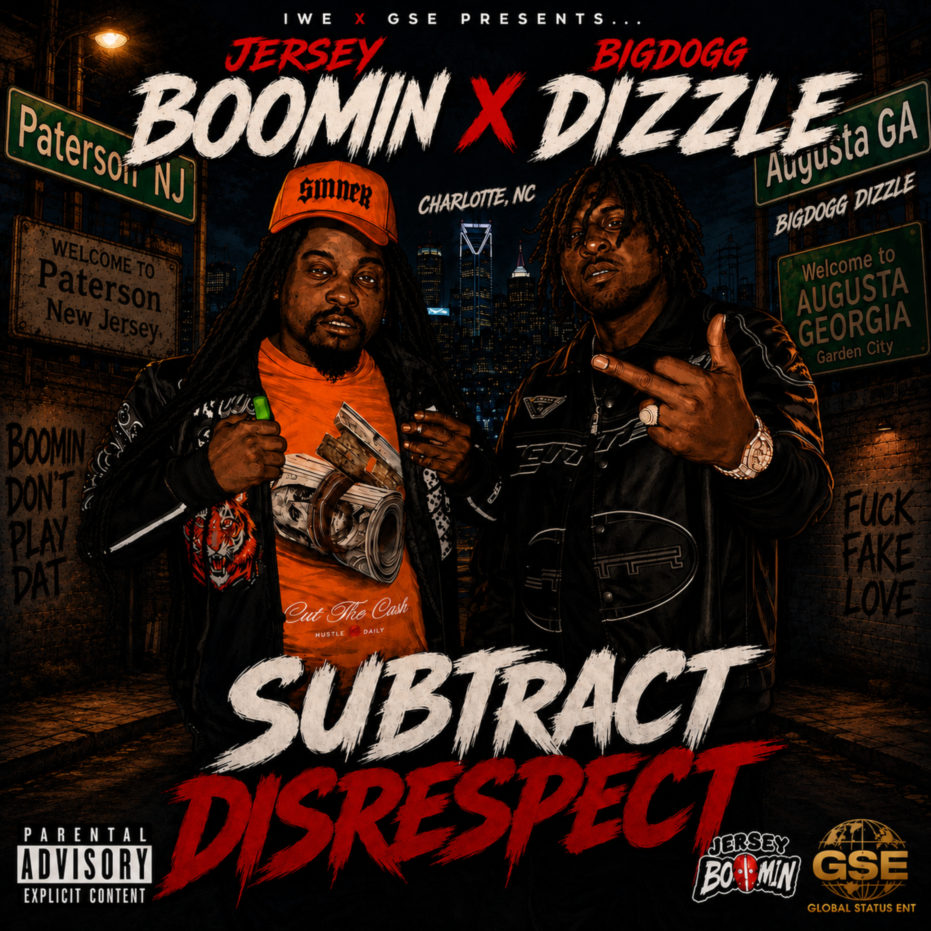 SUBTRACT DISRESPECT by Jersey Boomin cover art