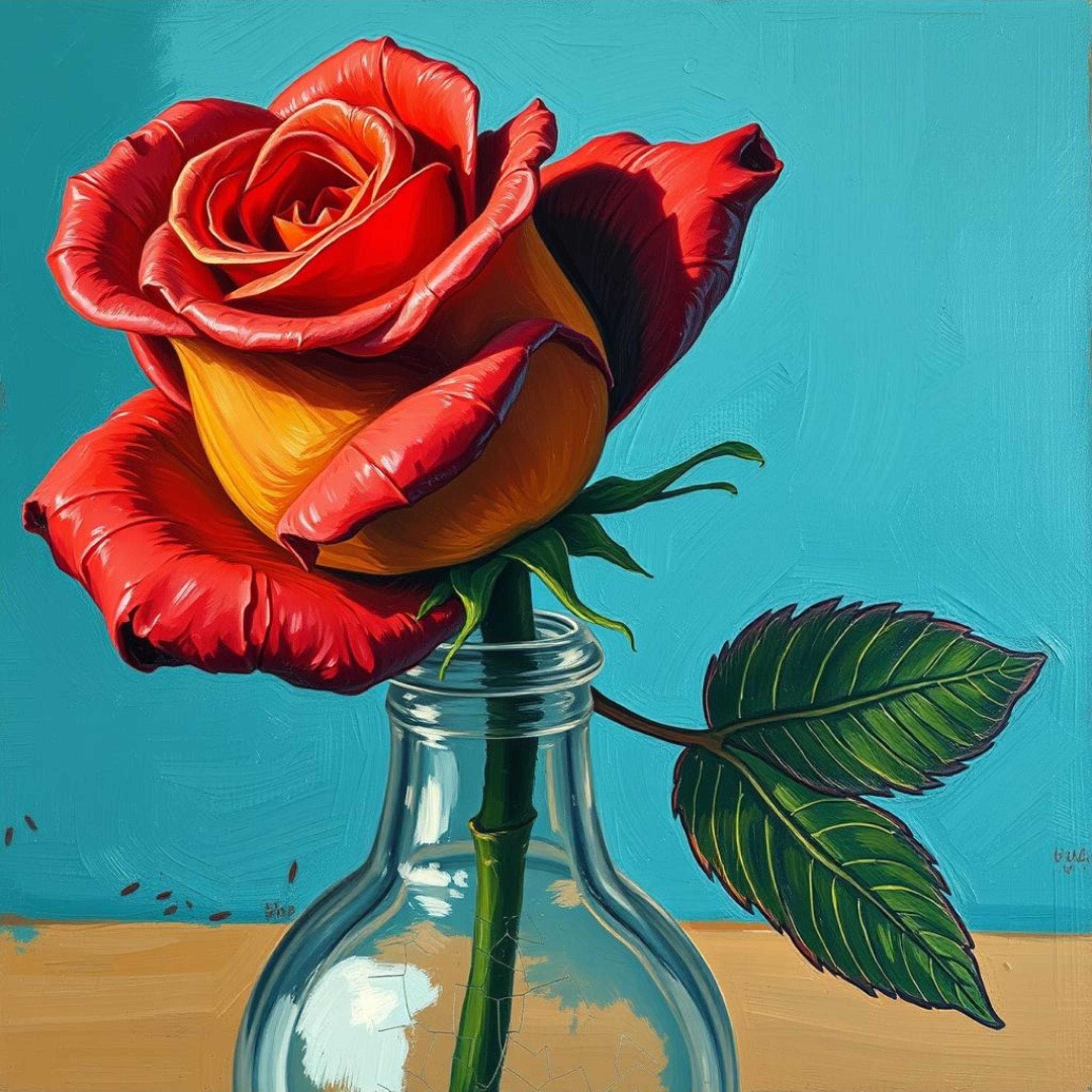 Leaf of a Rose artwork